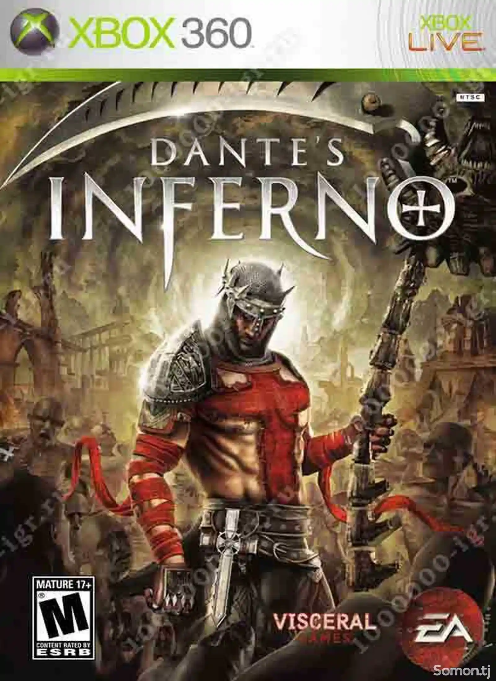 Игра Dantes inferno для прошитых Xbox 360