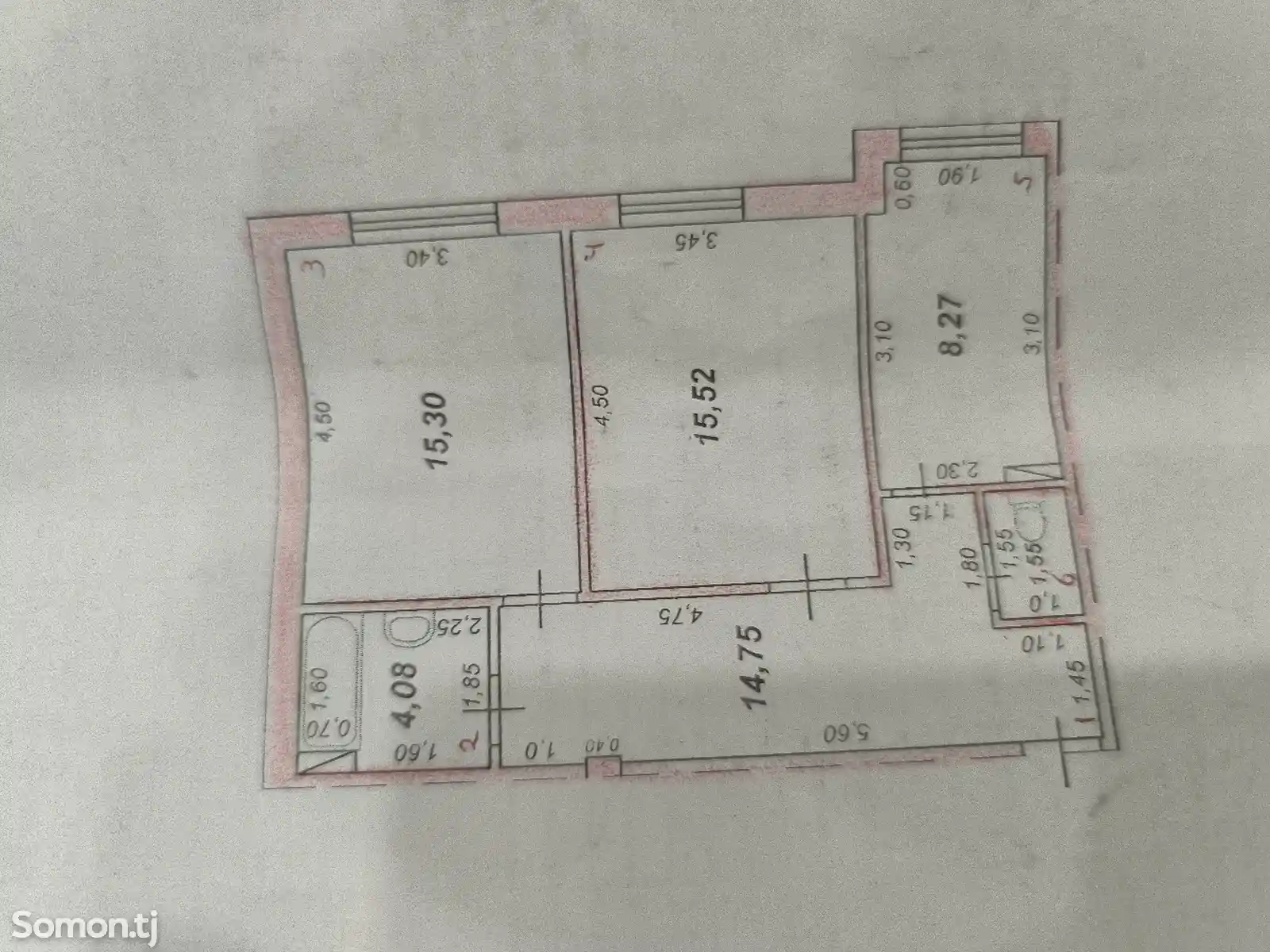 2-комн. квартира, 1 этаж, 60 м², 9 км-7