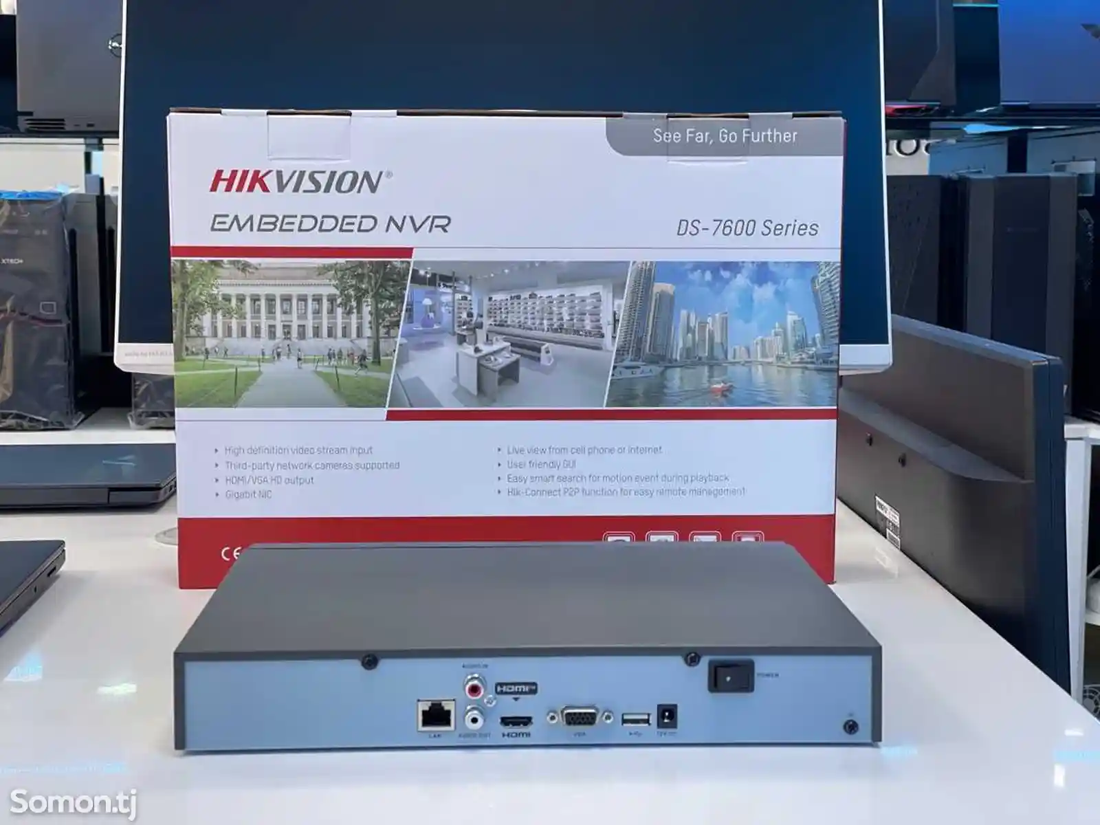 База видеорегистратор Hikvision 8 порт NVR DS-7608NI-K1-2