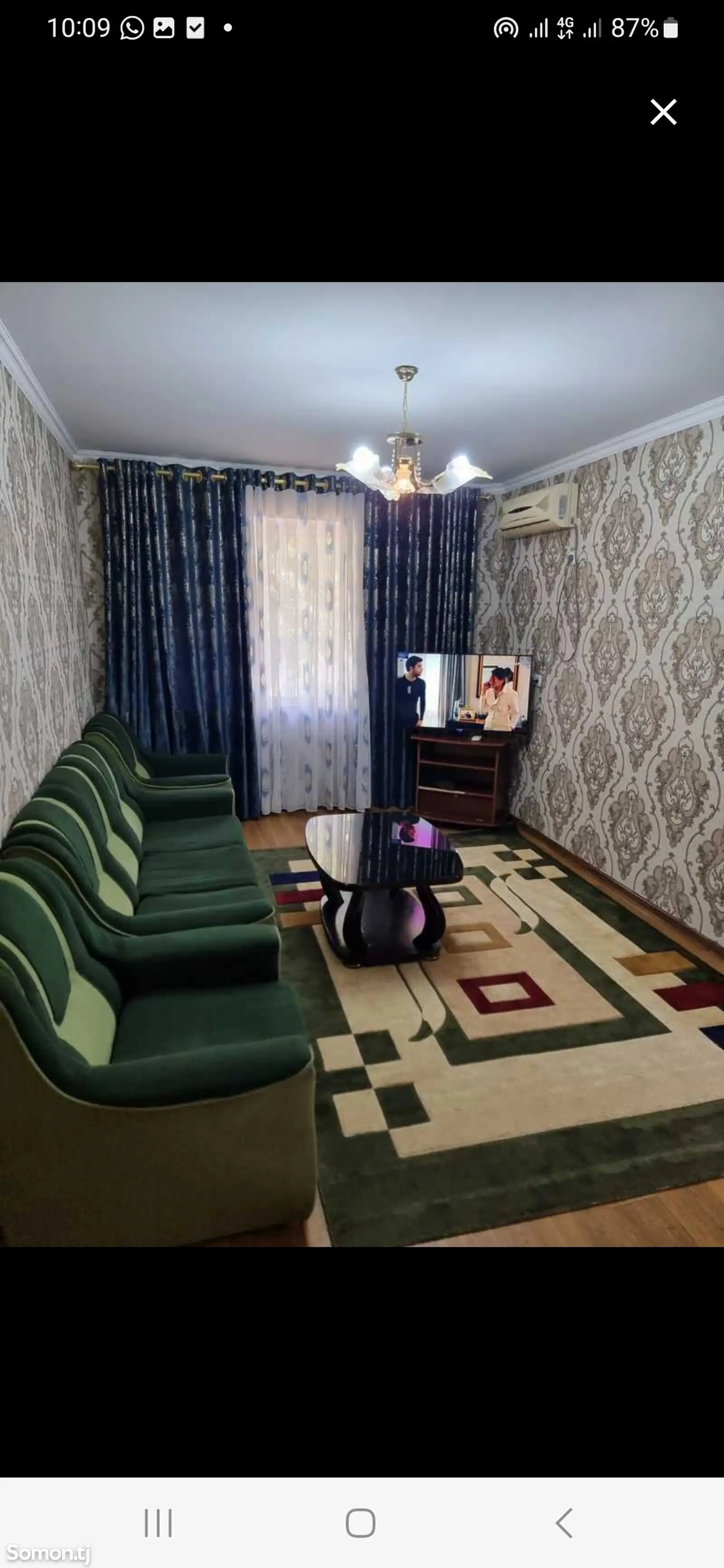 2-комн. квартира, 1 этаж, 55м², камоли Хучанди-1