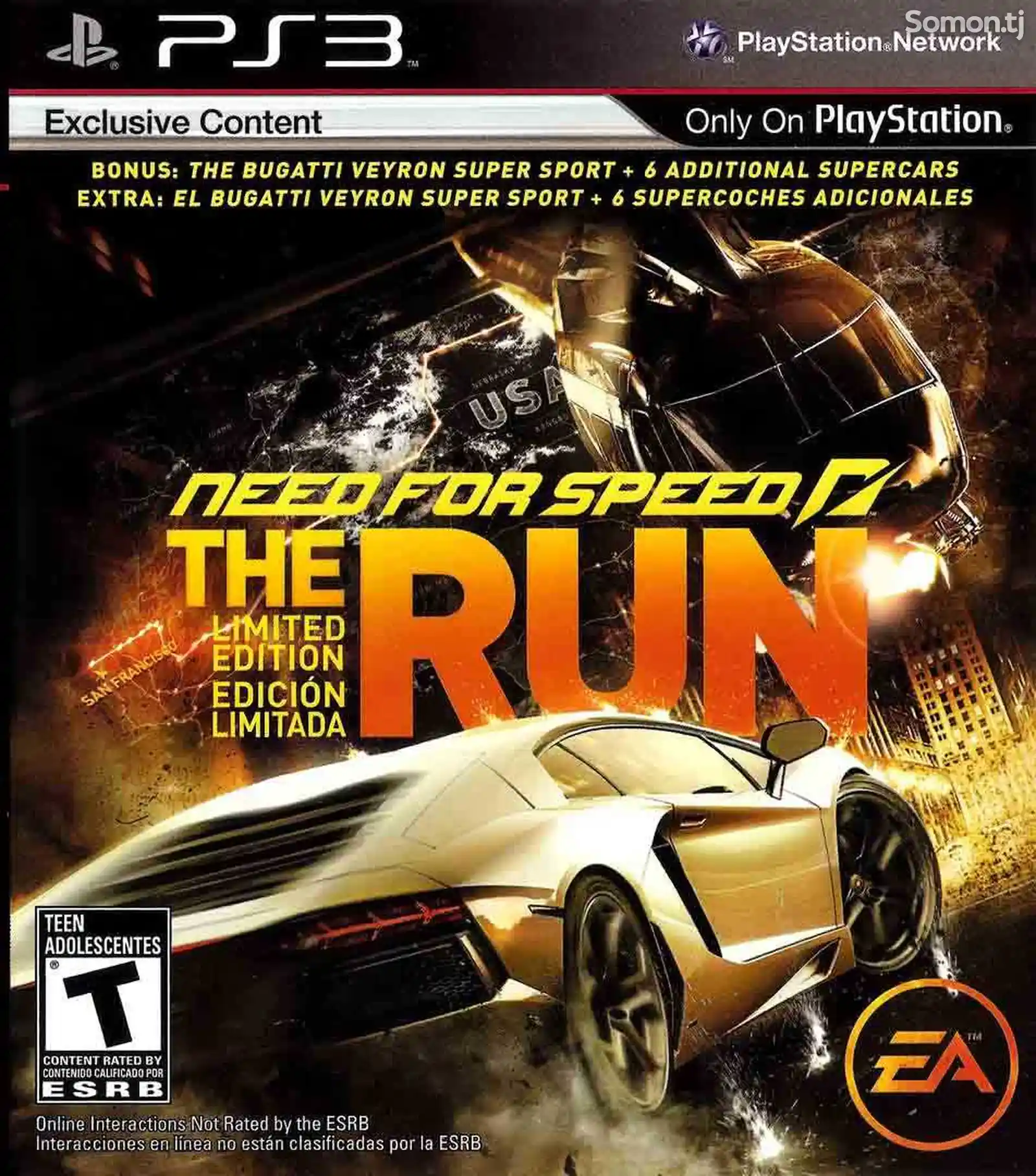Игра Need for Speed The Run на всех моделей Play Station-3