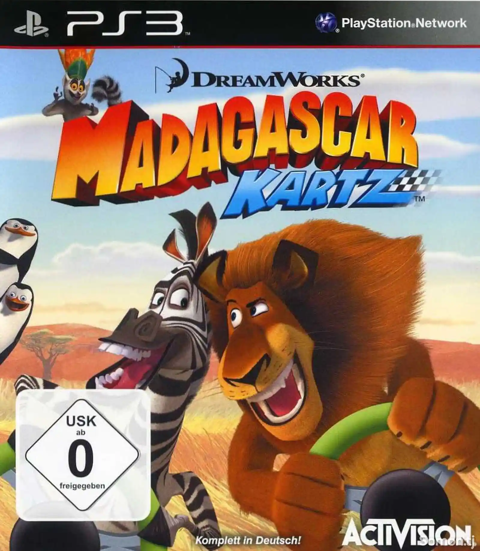 Игра Madagascar Cartz для Play PlayStation 3