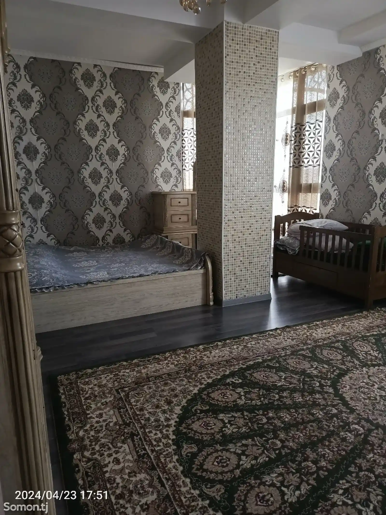 2-комн. квартира, 12 этаж, 82 м², Шохмансур-4