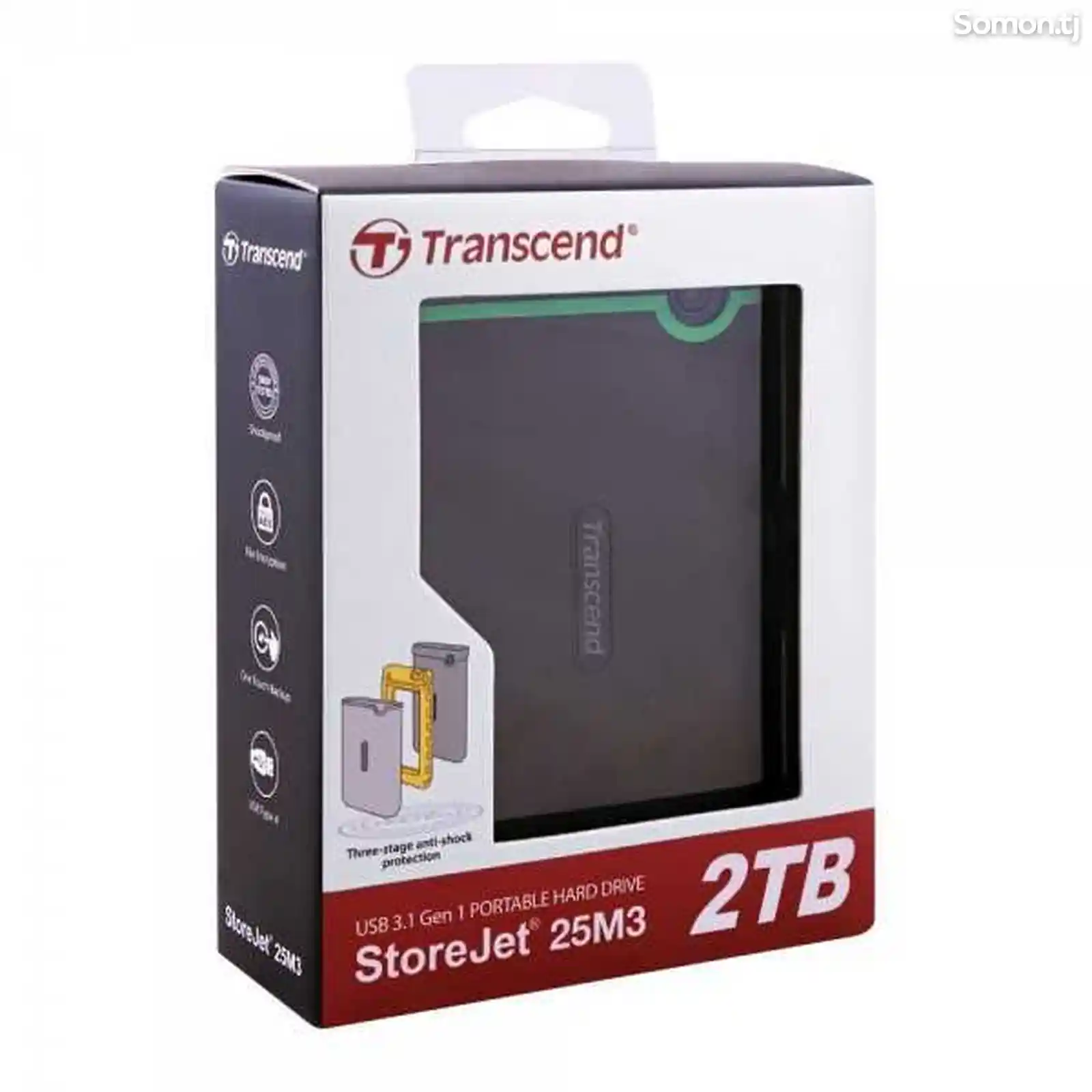 Внешний жесткий диск HDD Transcend 25M3 2TB-3