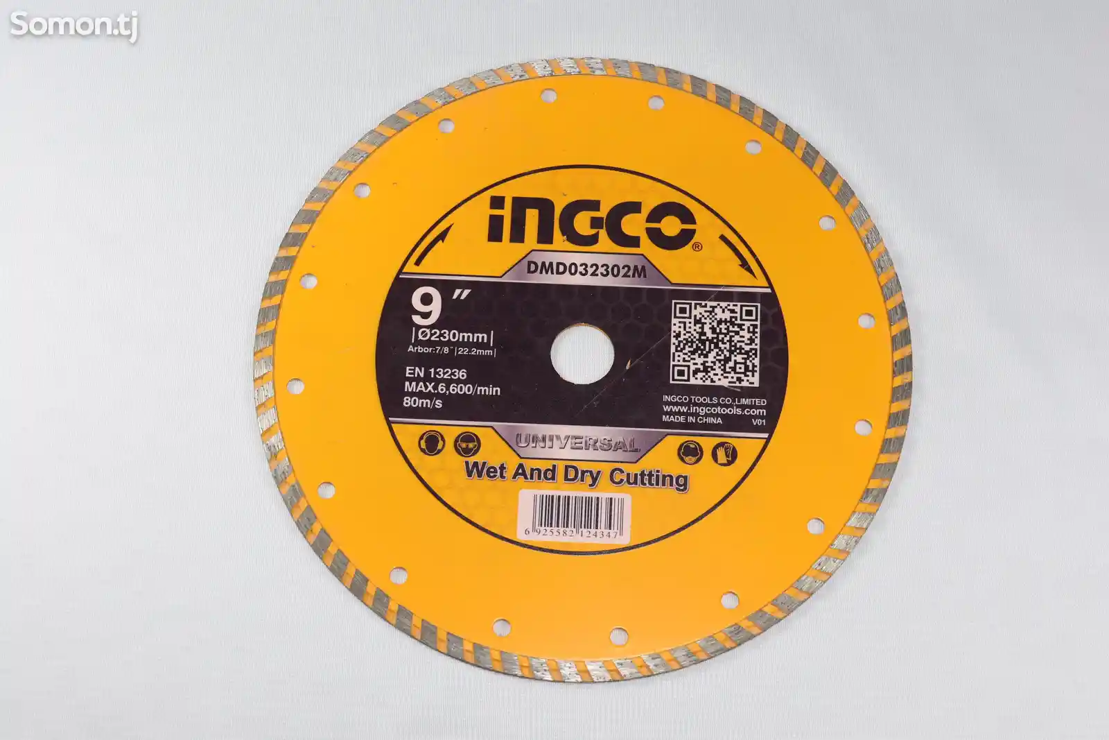 Алмазный диск Ingco 230мм DMD032302M