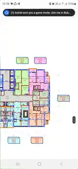 2-комн. квартира, 12 этаж, 77 м², Исмоили Сомони-4