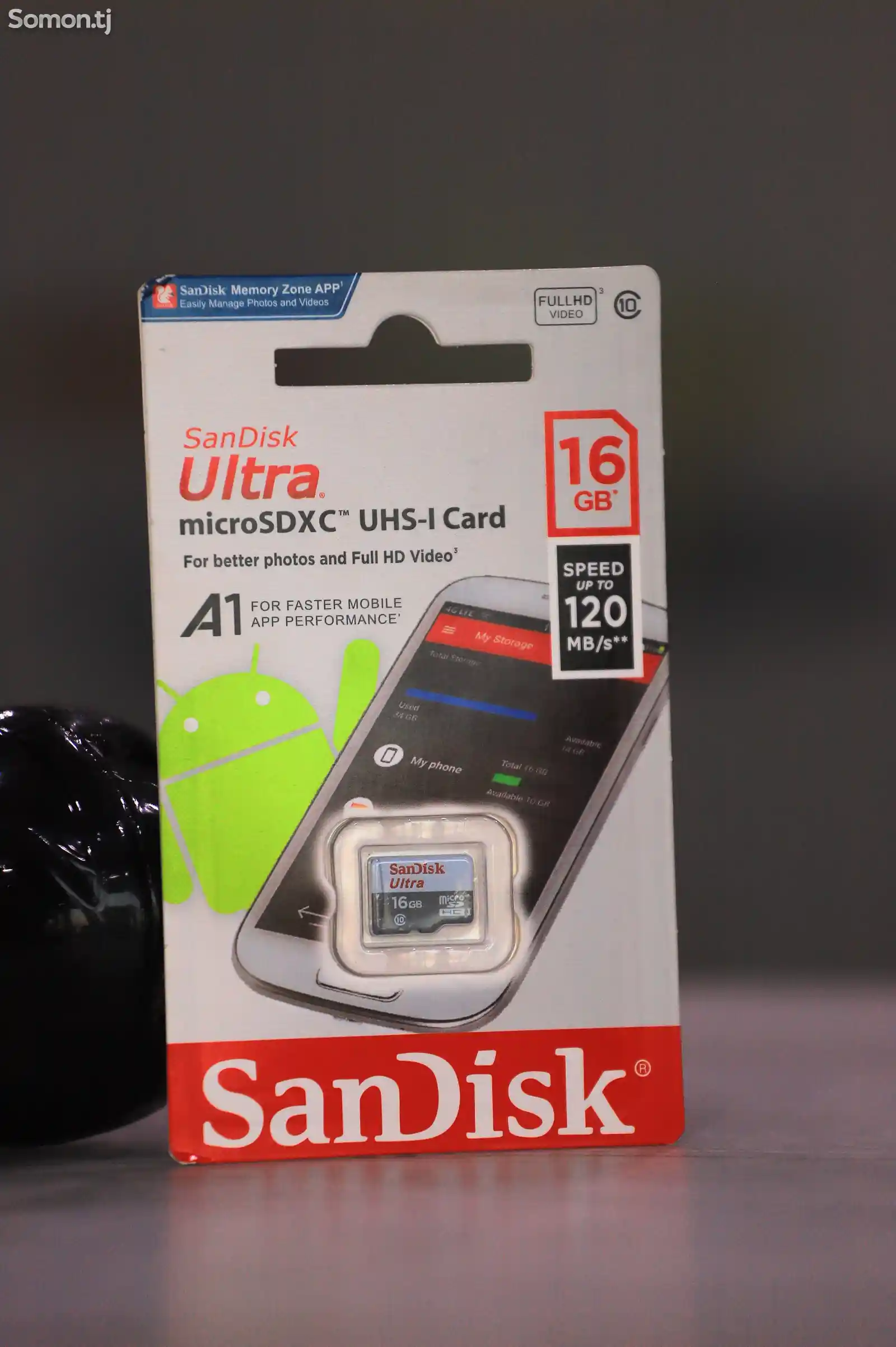 Карта памяти SanDisk micro 16gb