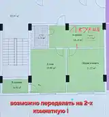 1-комн. квартира, 7 этаж, 66 м², 13 микрорайон-3