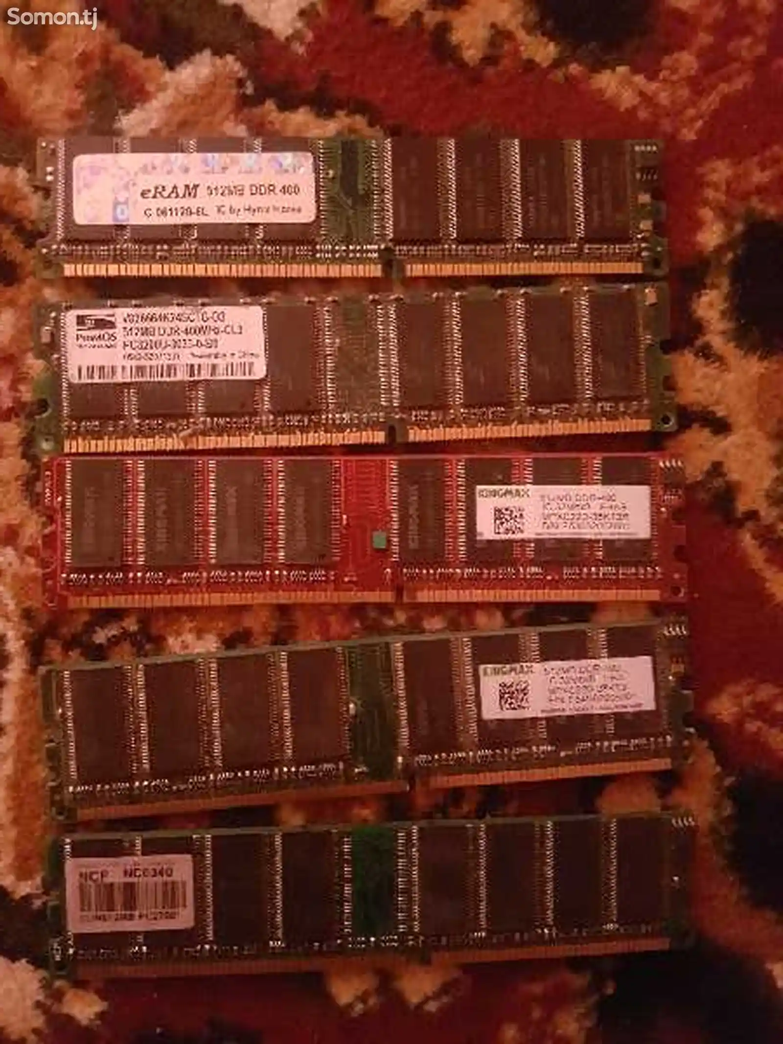 Оперативная память DDR1 512Mb 1Gb-1