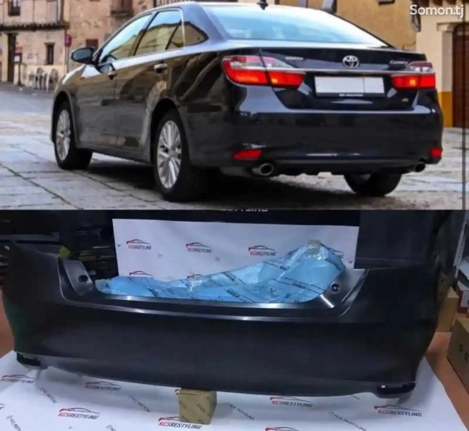 Задний бампер от Toyota camry 5