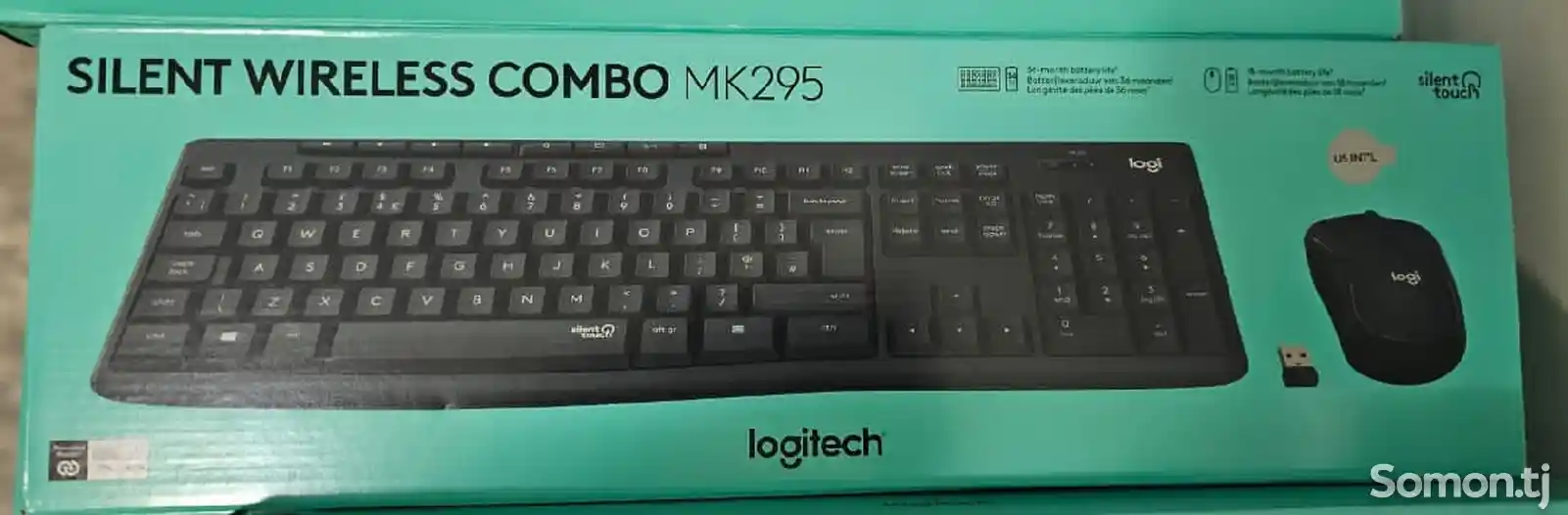 Logitech Комплект мышь + клавиатура беспроводная МК295, чёрный-2