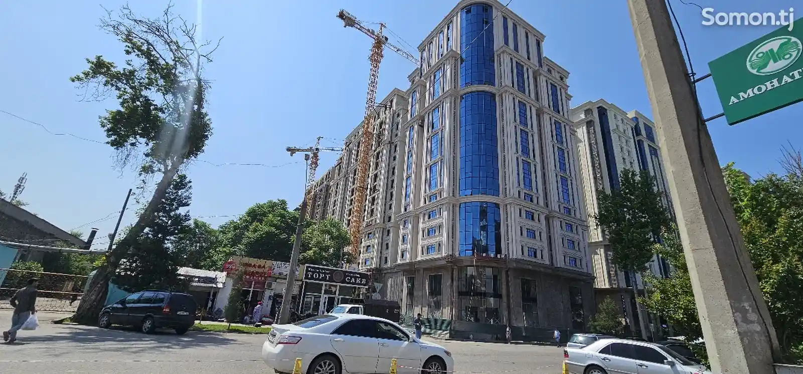 2-комн. квартира, 10 этаж, 73 м², Сомони-1