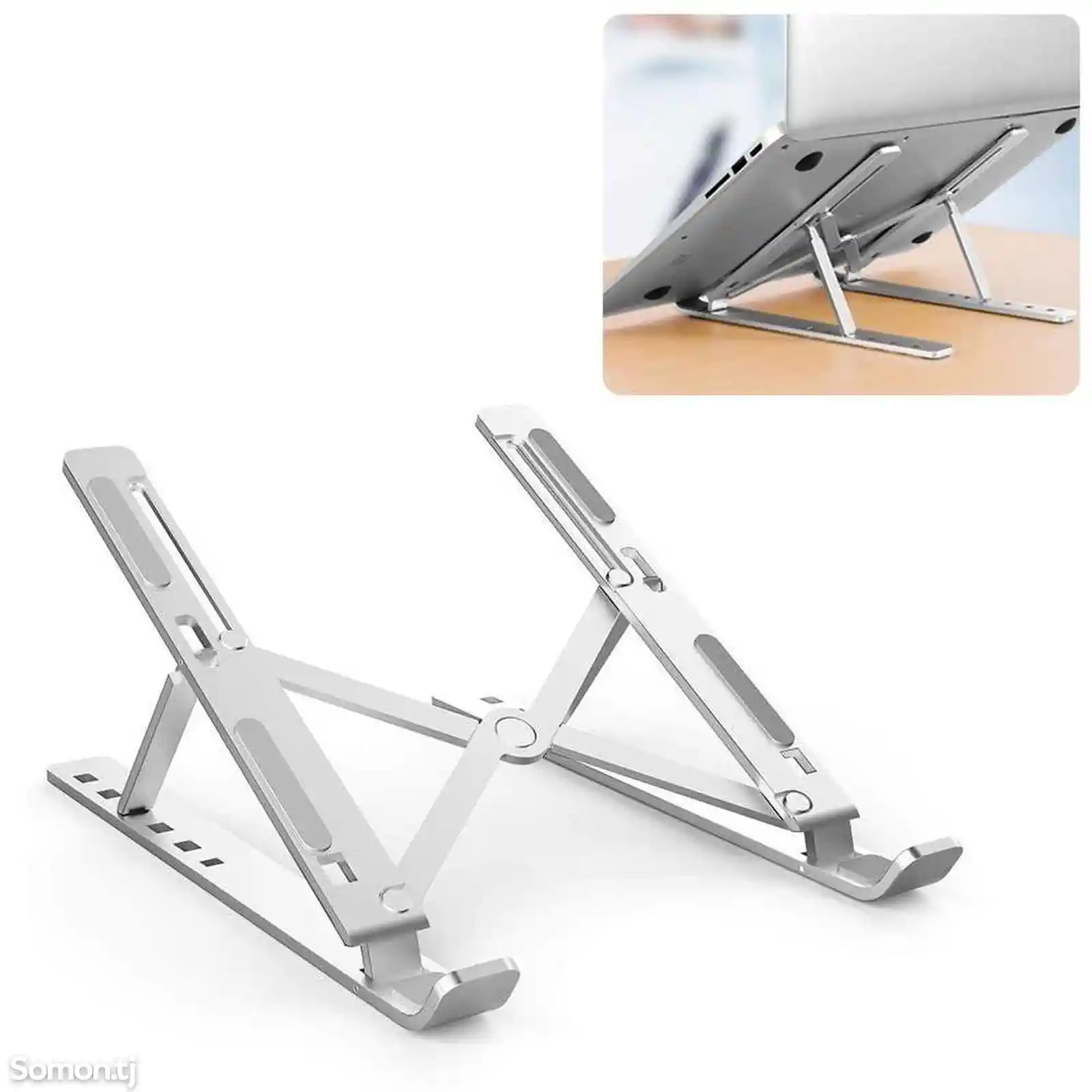 Подставка для ноутбука и планшета Laptop stand creative folding storage-2