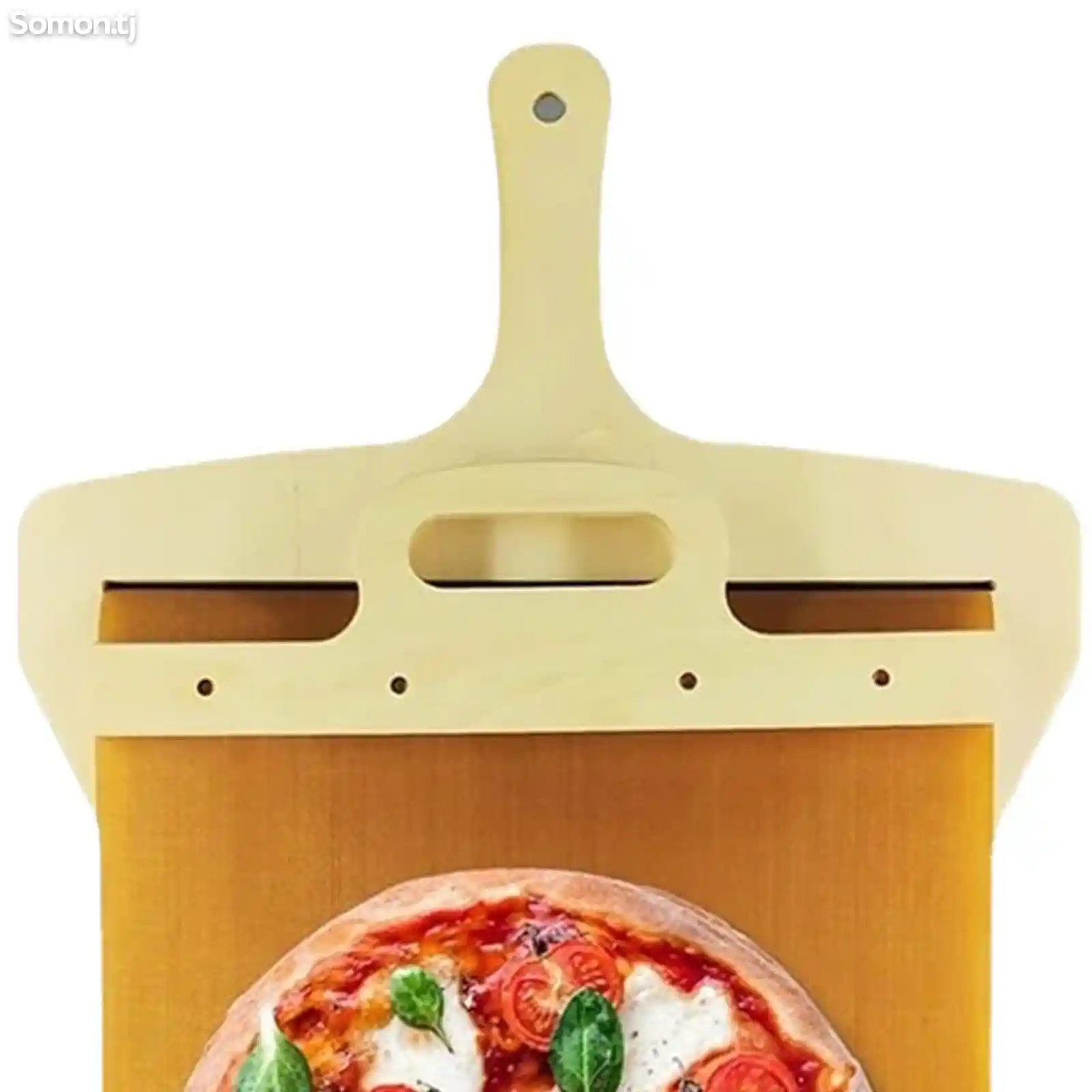 Деревянная выдвижная лопатка для очистки пиццы-3