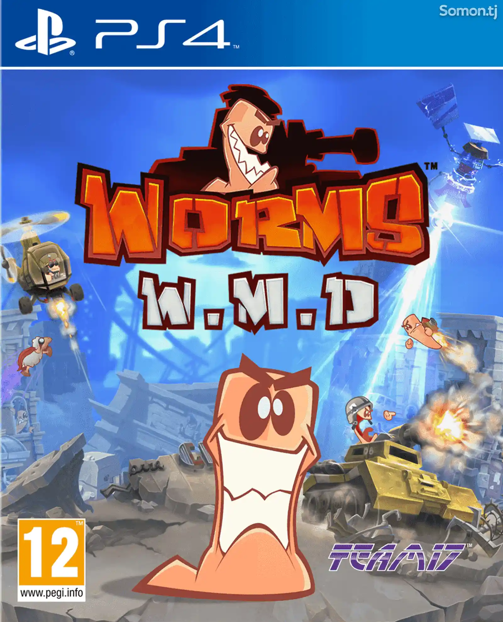 Игра Worms wmd для PS-4 / 5.05 / 6.72 / 7.02 / 7.55 / 9.00 /-1