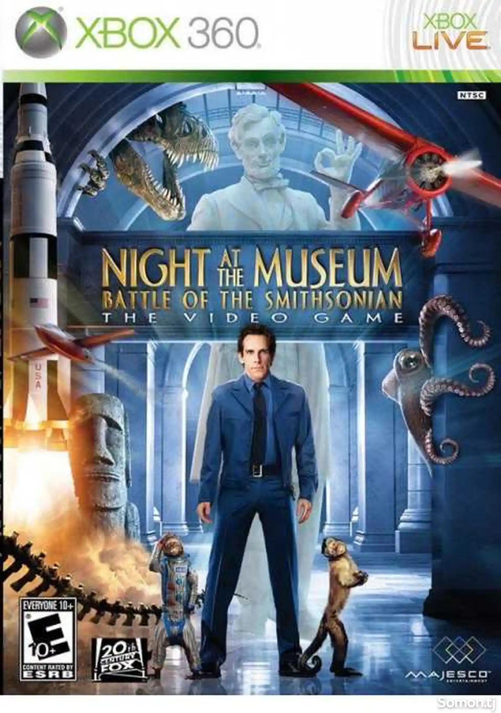Игра Night at the museum battle of the Smithsonian для прошитых Xbox 360