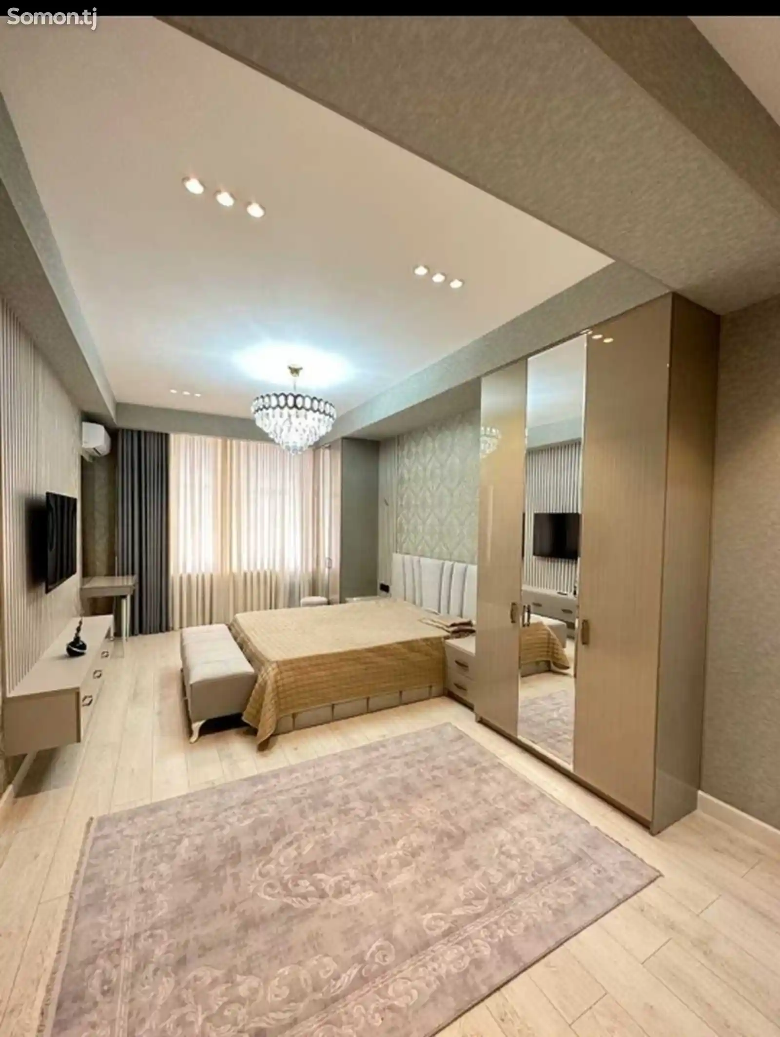 2-комн. квартира, 14 этаж, 121м², Исмоили Сомони-3