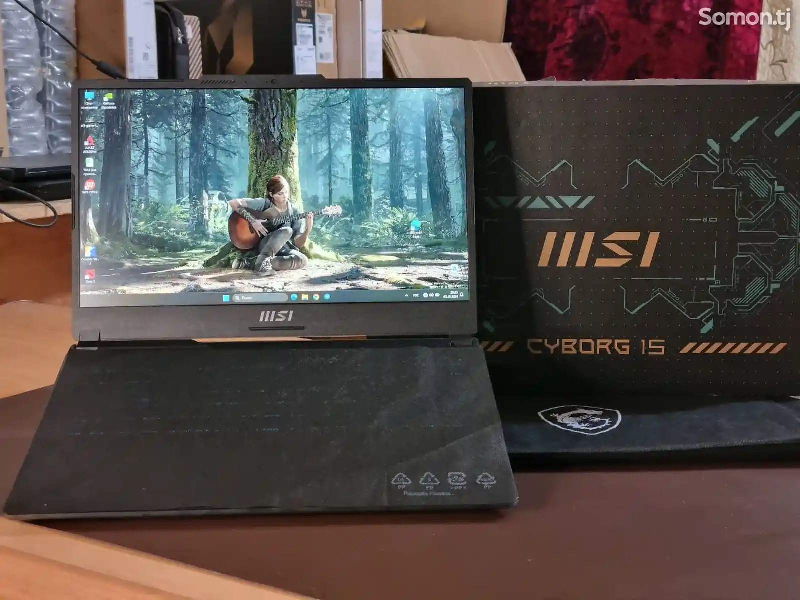 Ноутбук msi cyborg i5-12450h RTX-4050-6GB 16/512gb 144hz-2