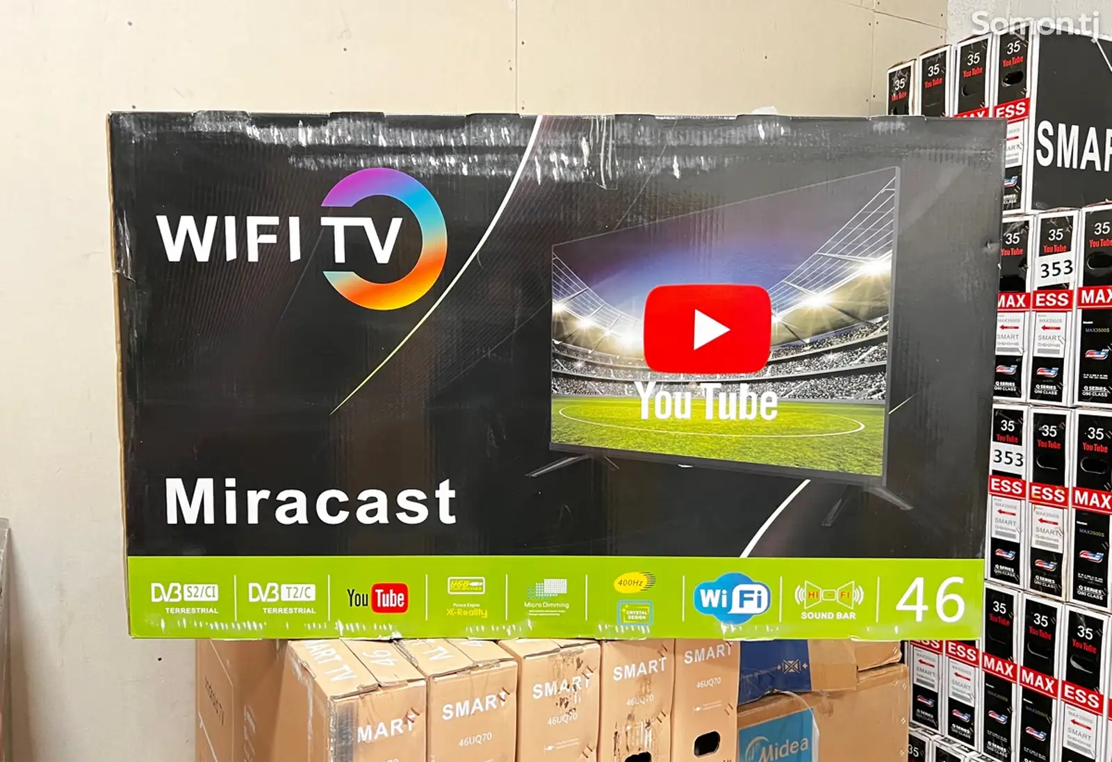 Телевизор 46 WiFi Miracast Smart 2024