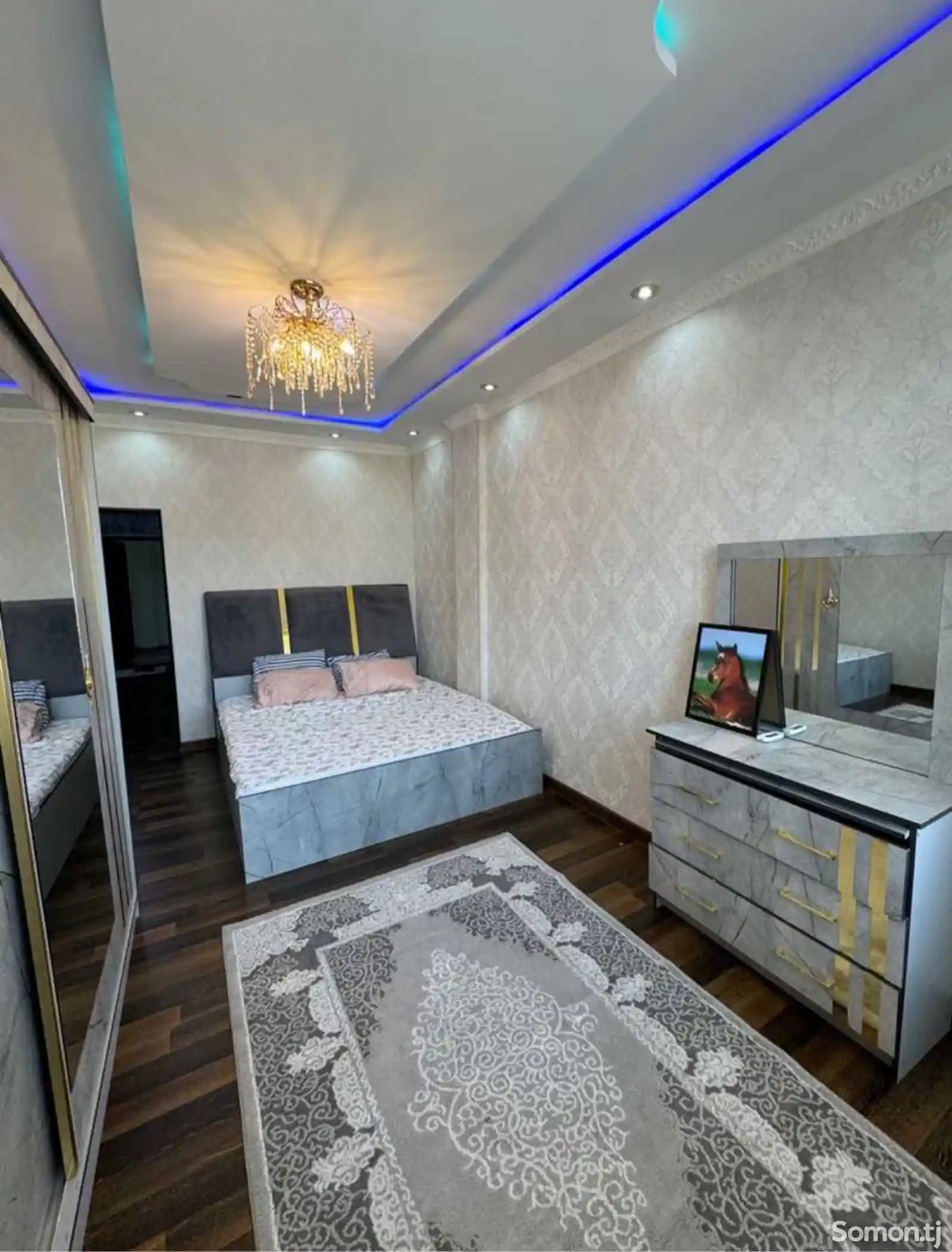 1-комн. квартира, 3 этаж, 55 м², Сомони-5