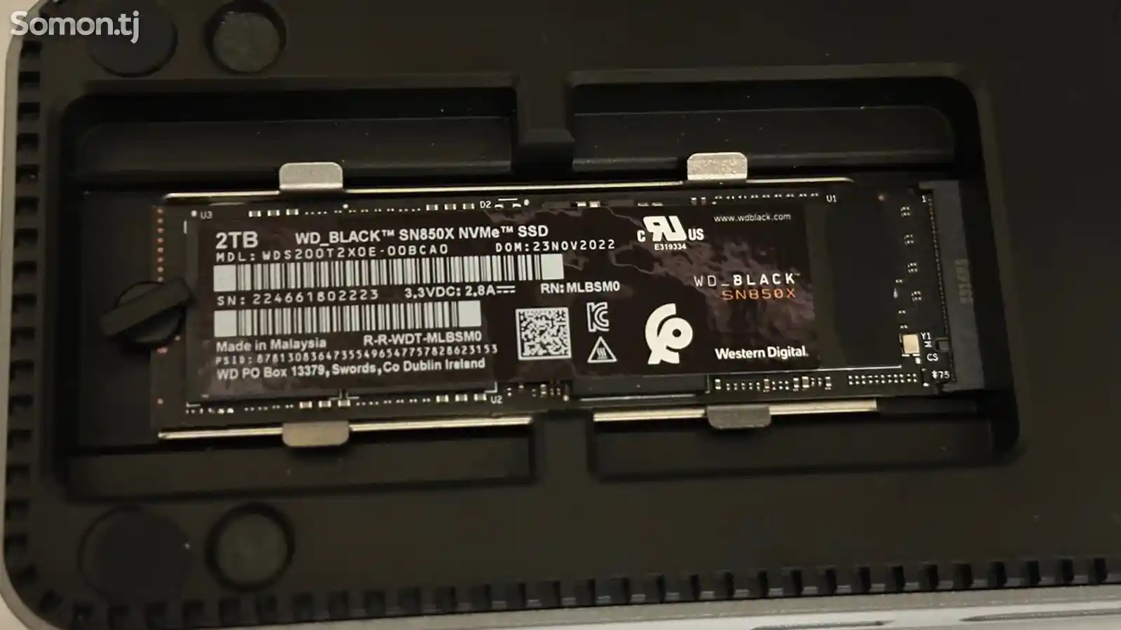 SSD накопитель Wd Black Sn850x M.2 2Tb