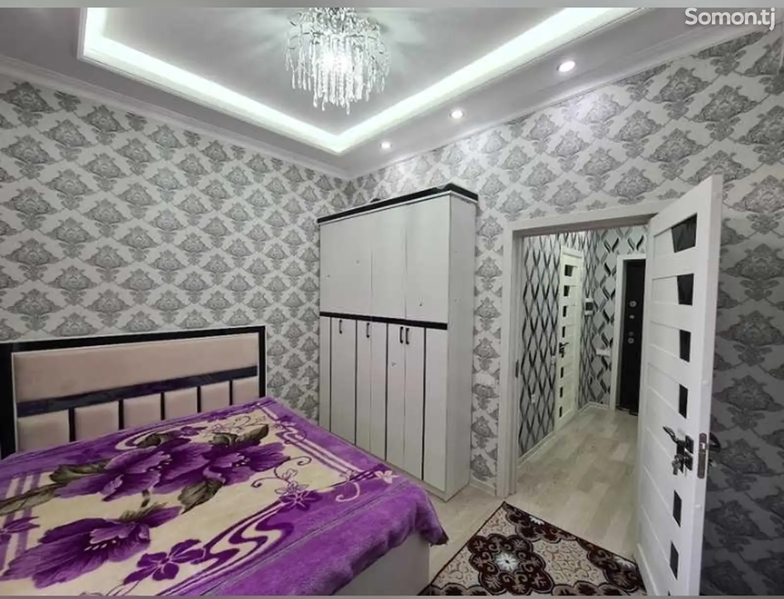 2-комн. квартира, 4 этаж, 50м², дар доми Алфемо-1