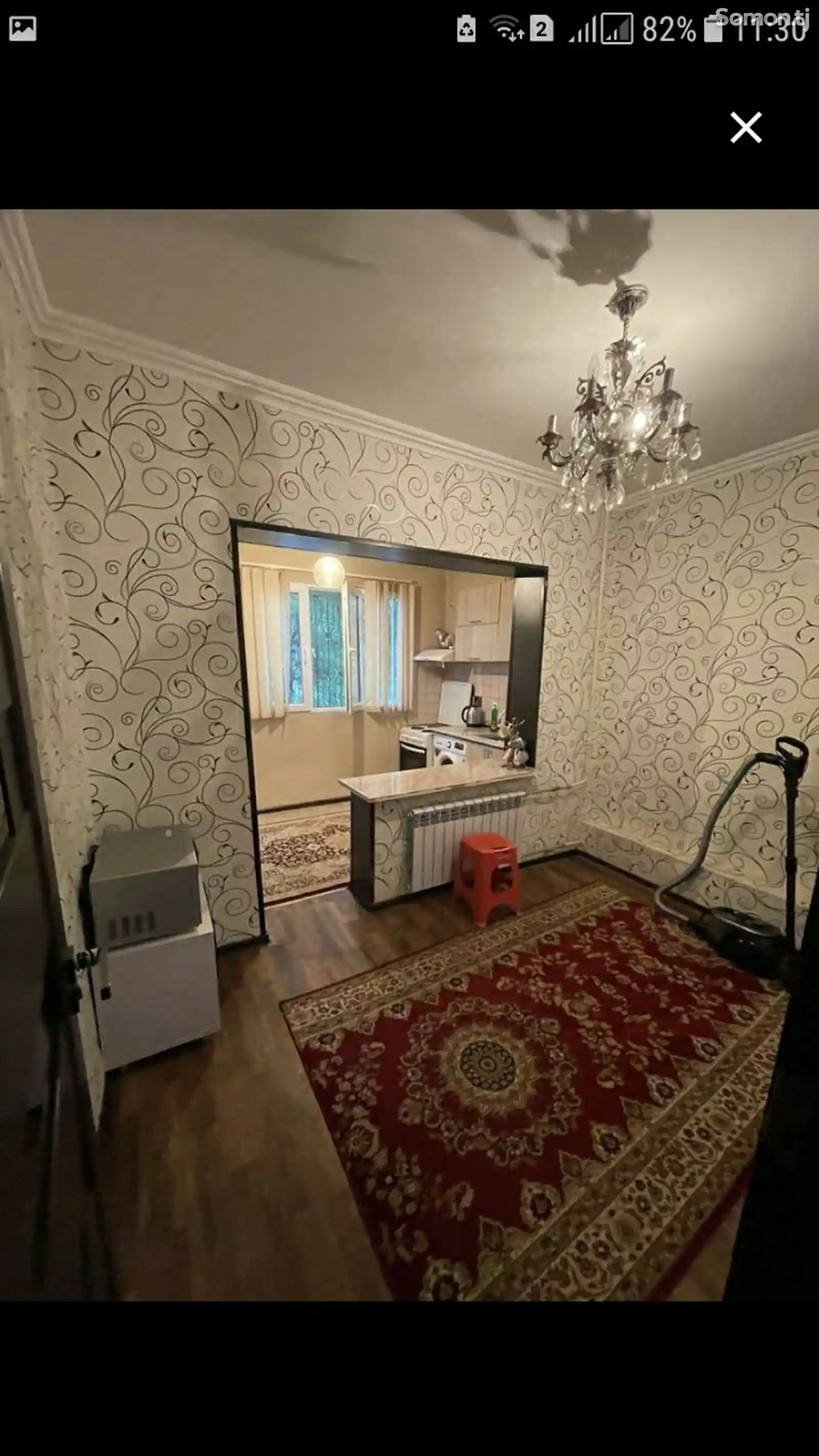 1-комн. квартира, 1 этаж, 55 м², пушти арбат-2