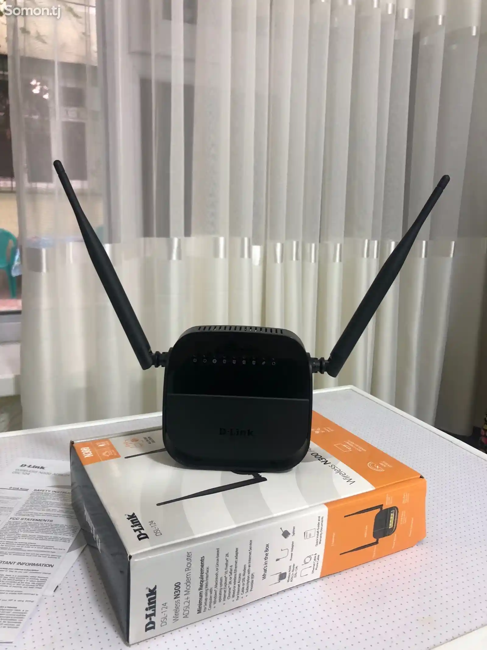 Роутер модем Wi-Fi D-Link DSL-124-5