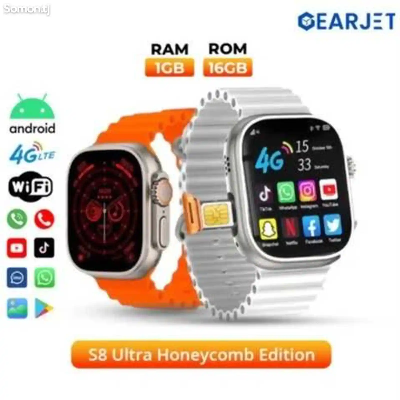 Смарт часы S8 Ultra Honeycomb Edition-11