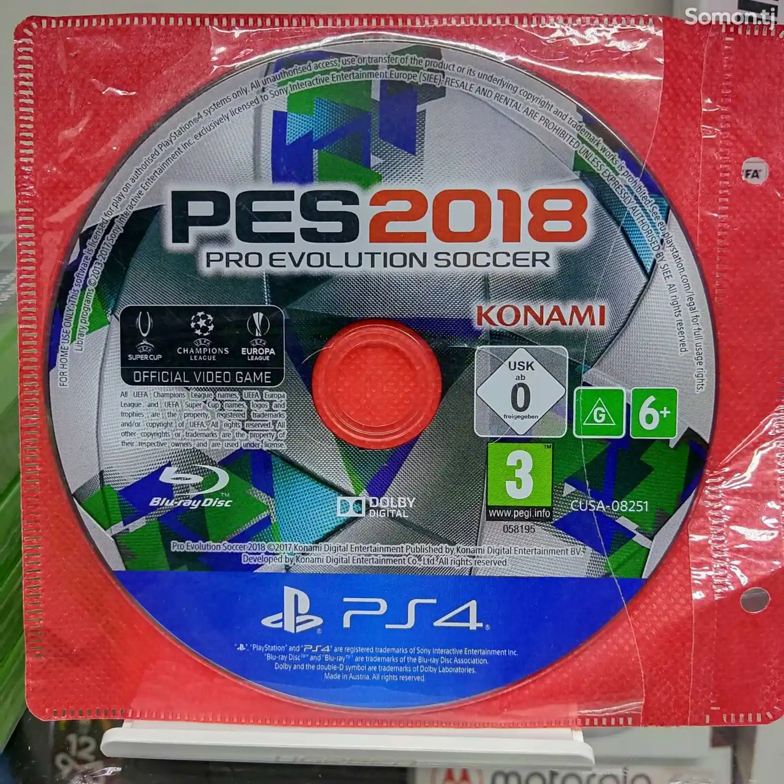 Игра PES18 русская версия для PS4