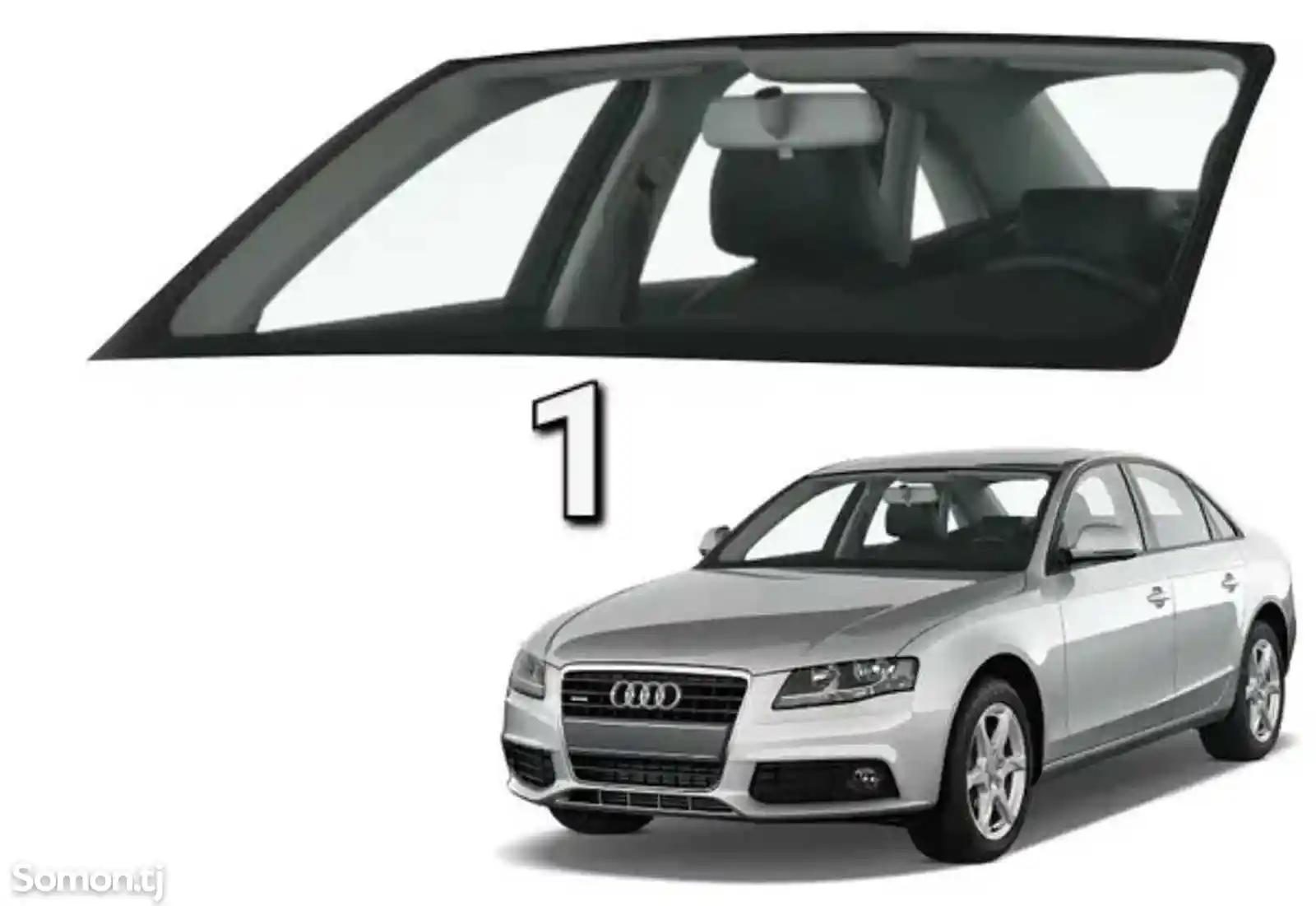 Лобовое стекло от Audi A4 2007--1