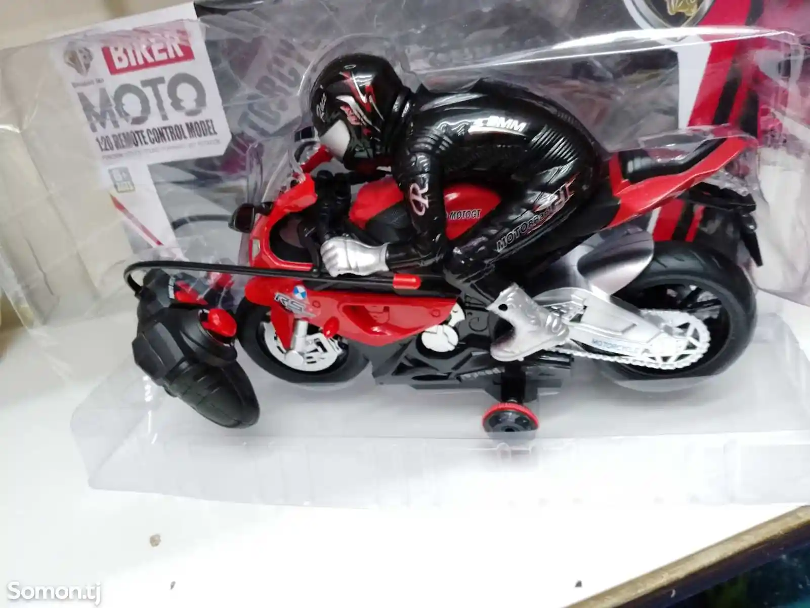 Мотоцикл игрушечный с радиоуправлением-1
