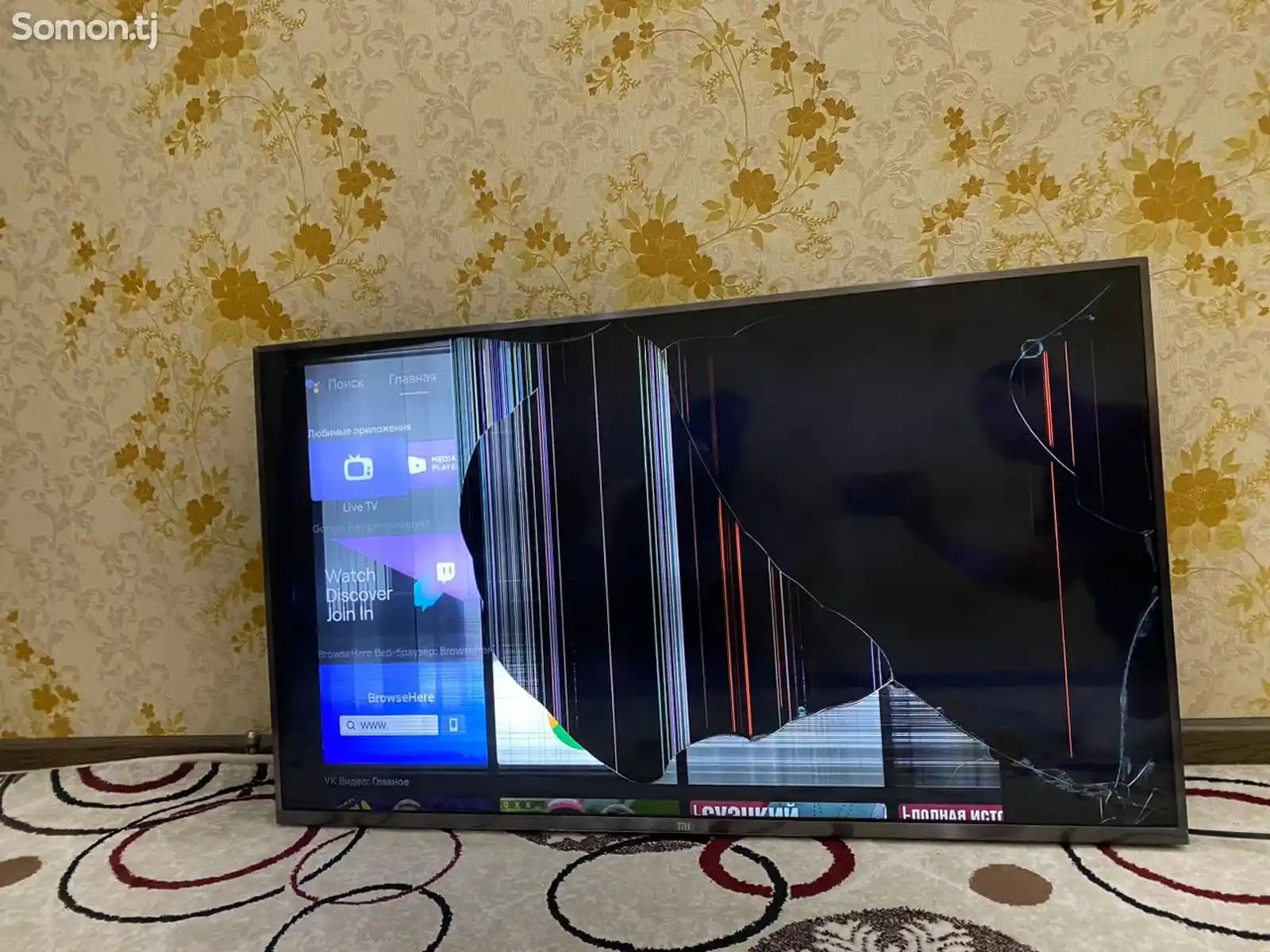 Телевизор Xiaomi mi android tv 43 на запчасти