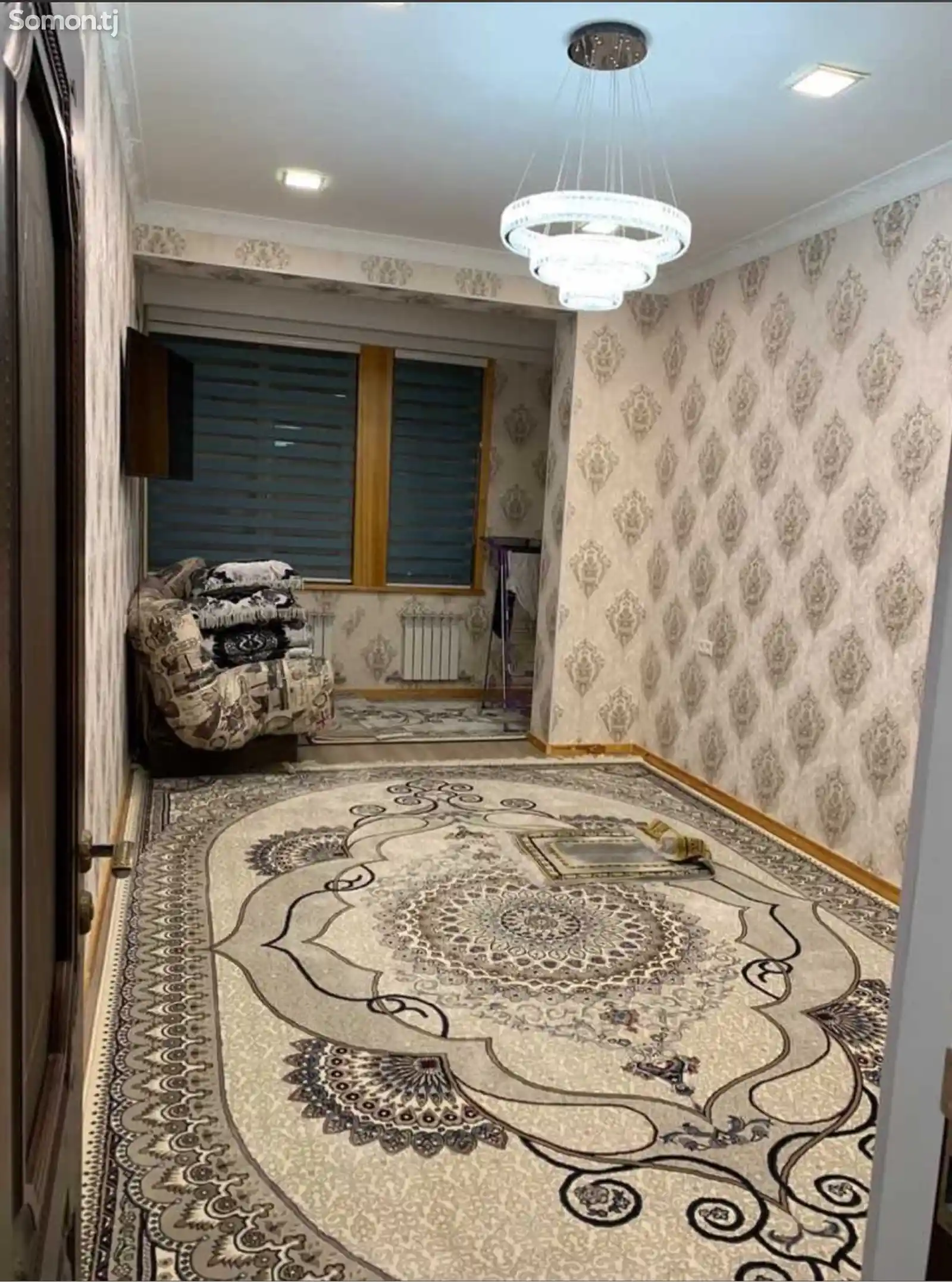 2-комн. квартира, 12 этаж, 63м², Сомони-1