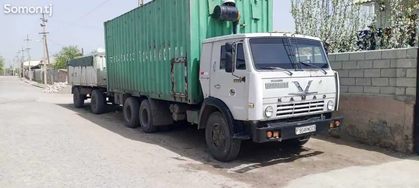 Бортовой грузовик КамАЗ, 1992-1