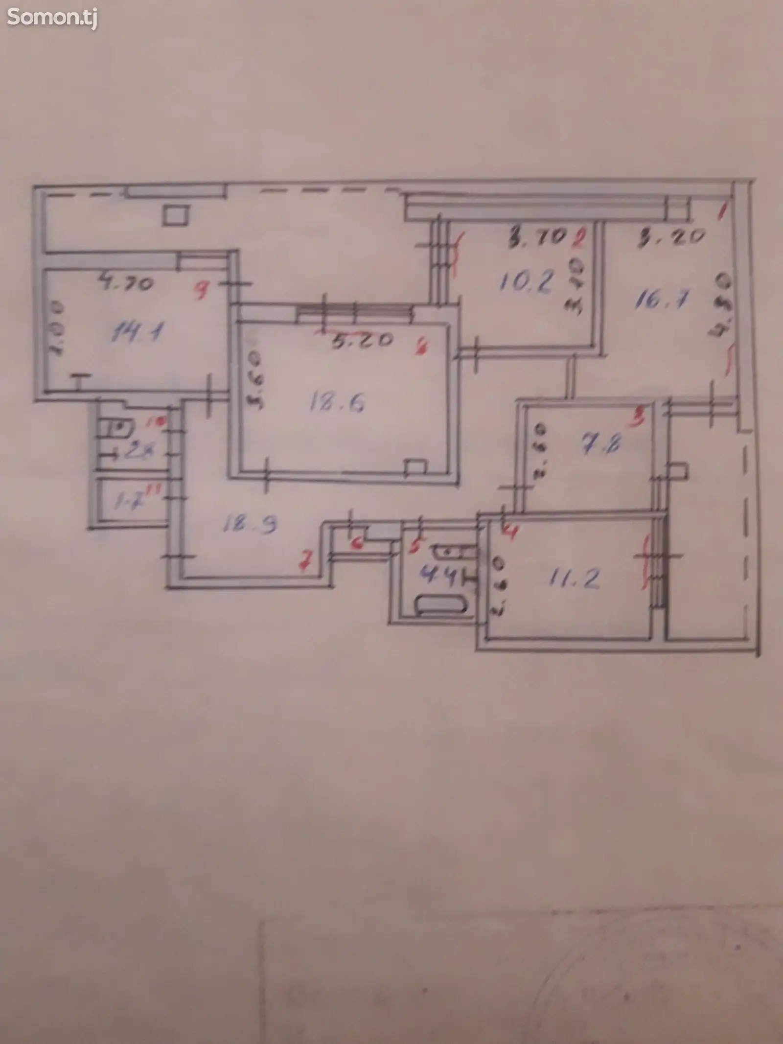 5-комн. квартира, 7 этаж, 145 м², Фирдавси