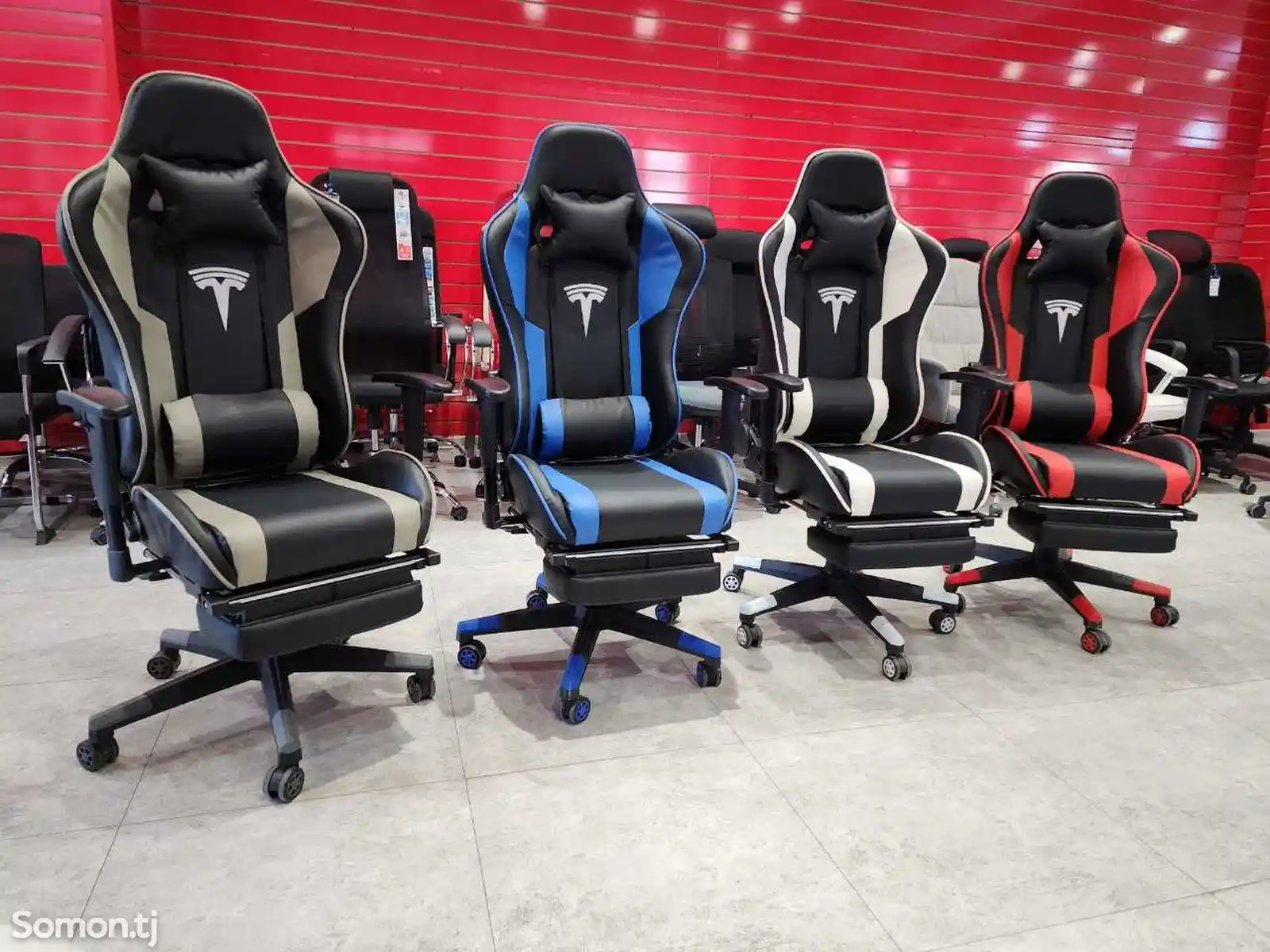 Игровое кресло Tesla с вибромассажем-2