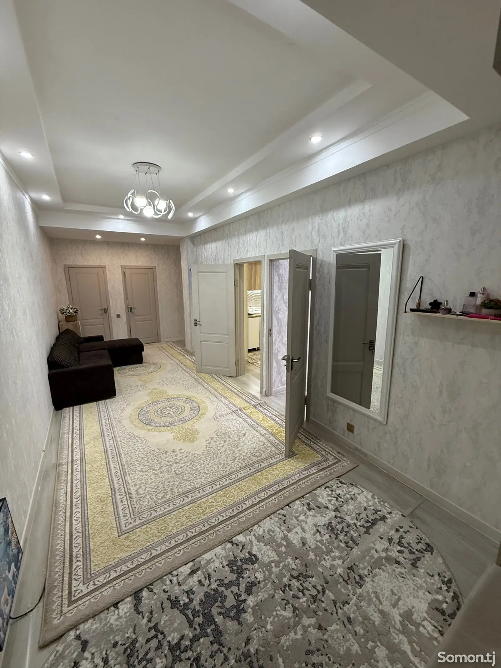 2-комн. квартира, 14 этаж, 85 м², Исмоили Сомони-1