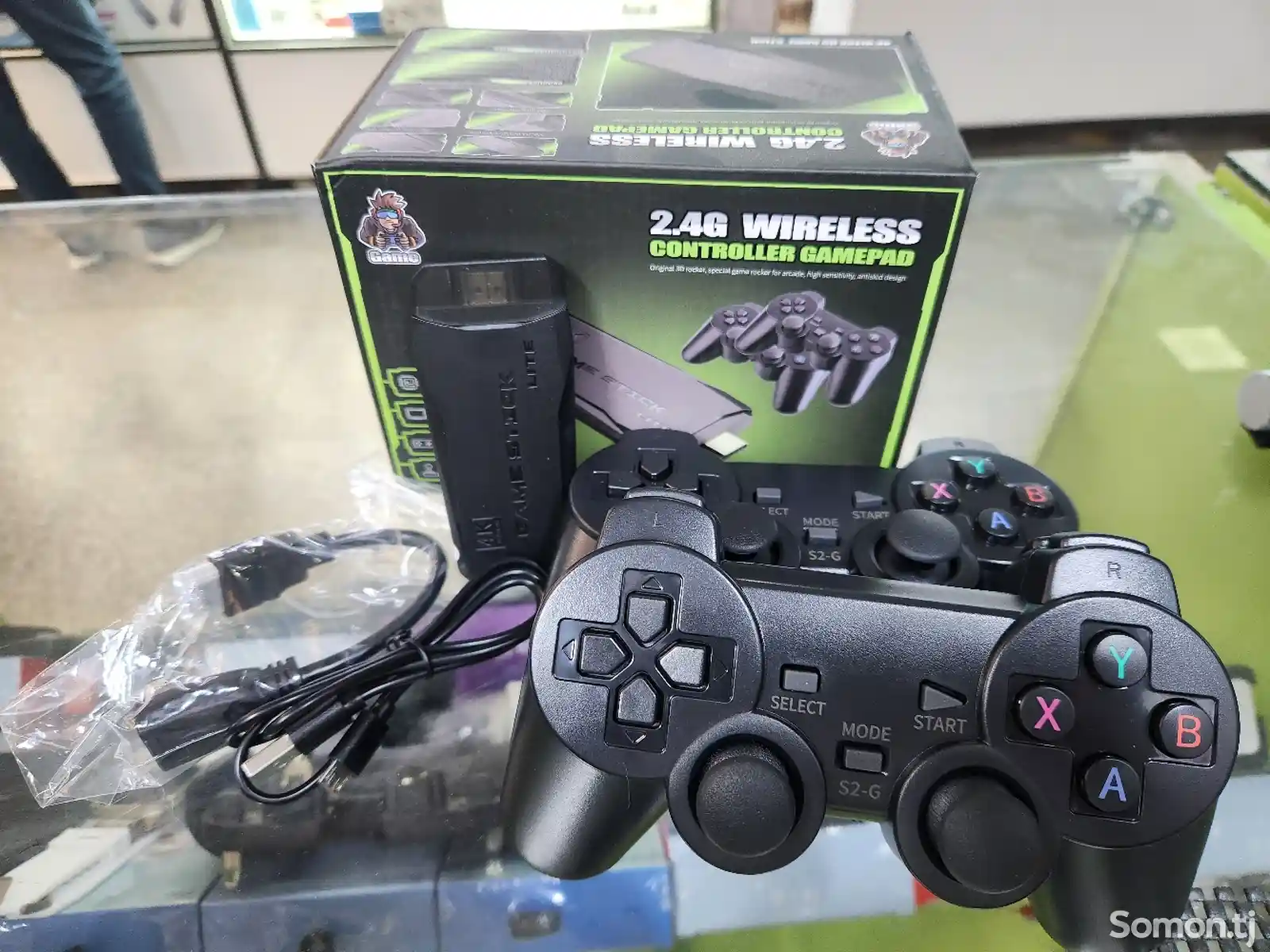 Денди. Беспроводной Консоль. Сега Wireless controller gamepad-2