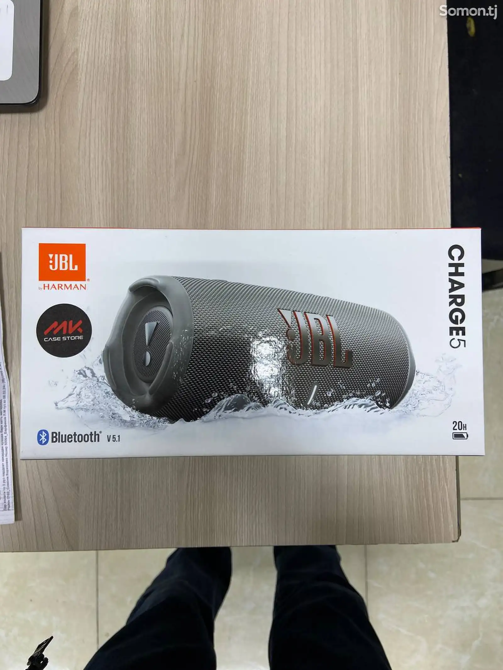 Беспроводная колонка JBL Charge 5 серый-1