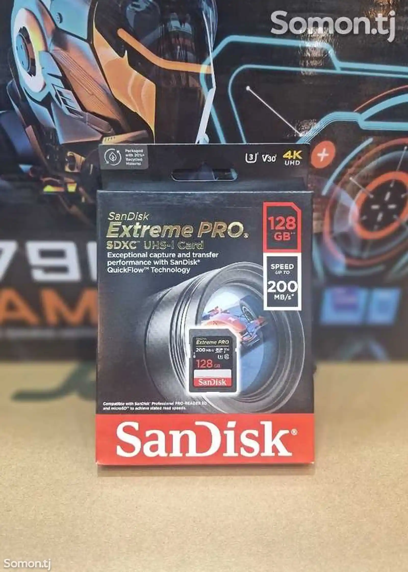 Карта Памяти Sandisk Extreme Pro 128GB