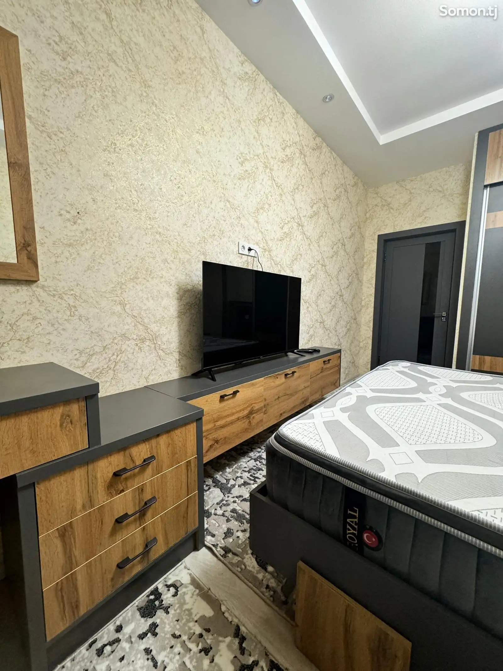 2-комн. квартира, 13 этаж, 60 м², Исмоили Сомони-4