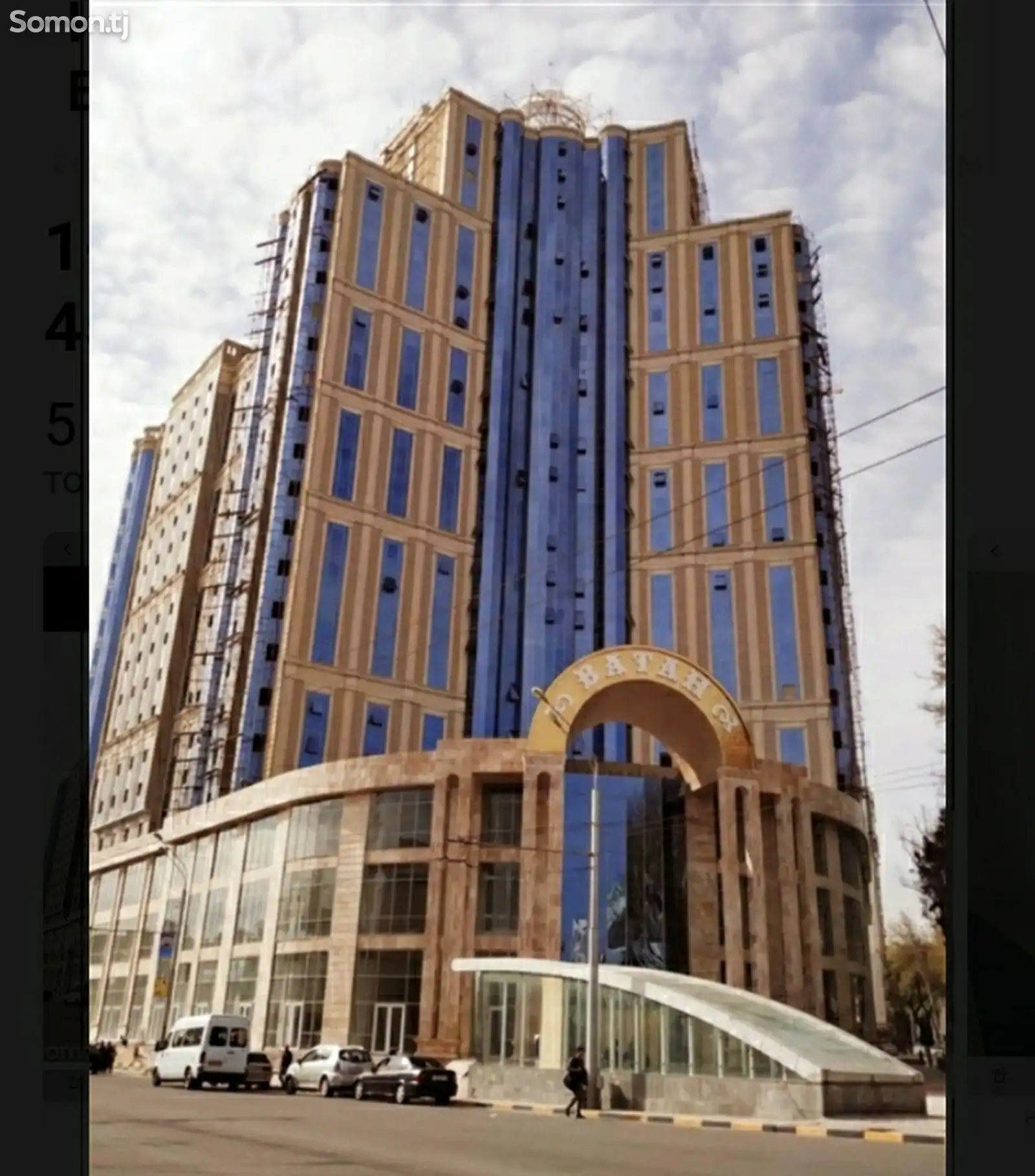 1-комн. квартира, 15 этаж, 45 м², шохмансур-1