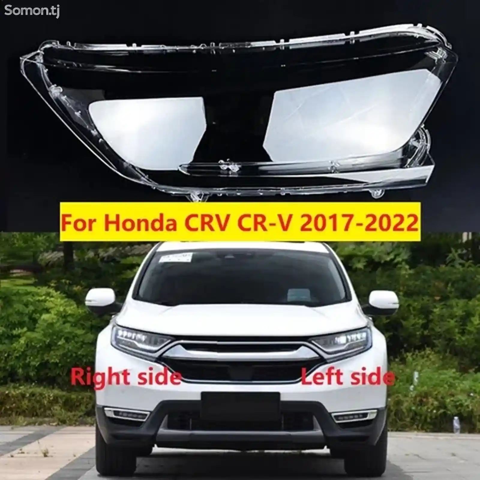 Стекло фары на Honda cr-v 5 2017-2019-2