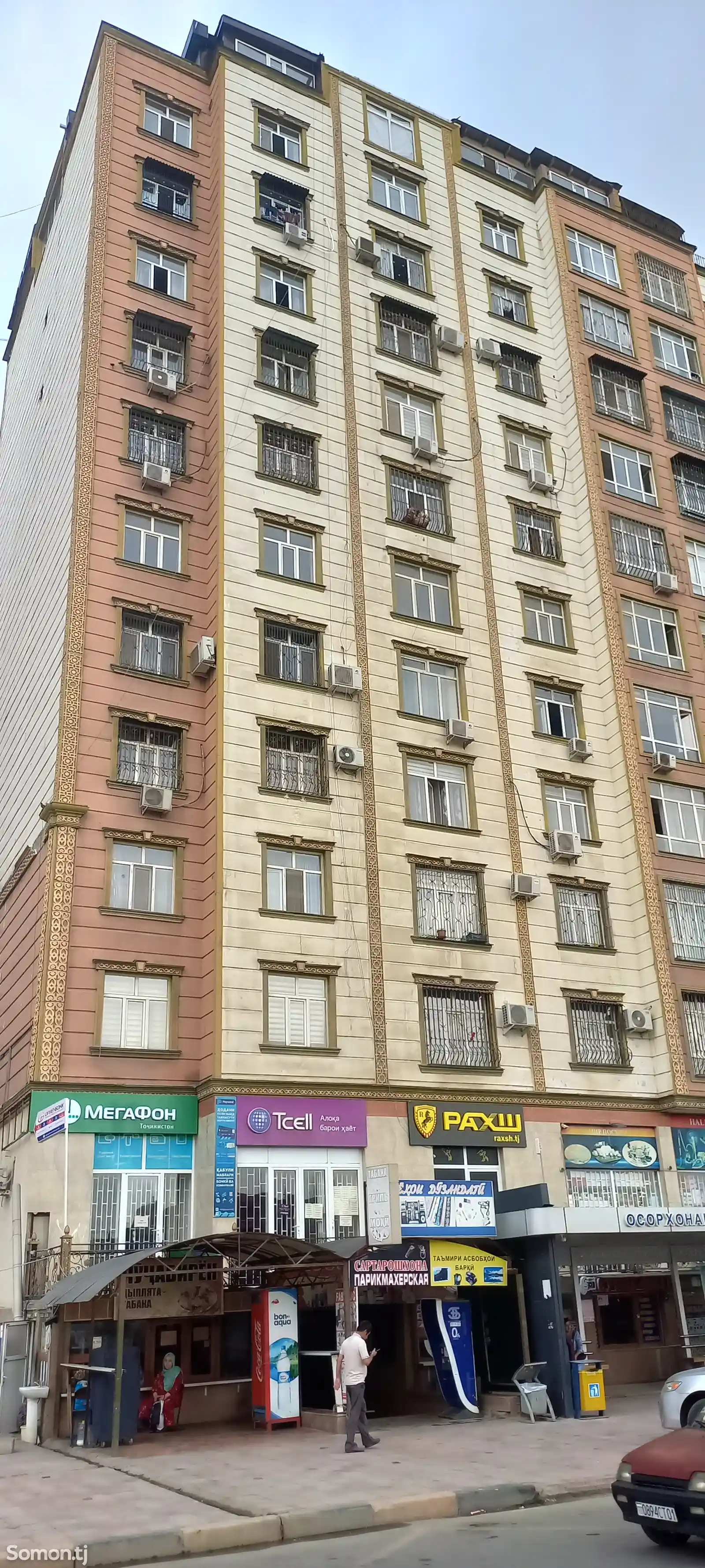 3-комн. квартира, 6 этаж, 84 м², Нохияи Сино-1