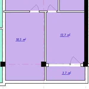 2-комн. квартира, 5 этаж, 52 м², 8 мкр