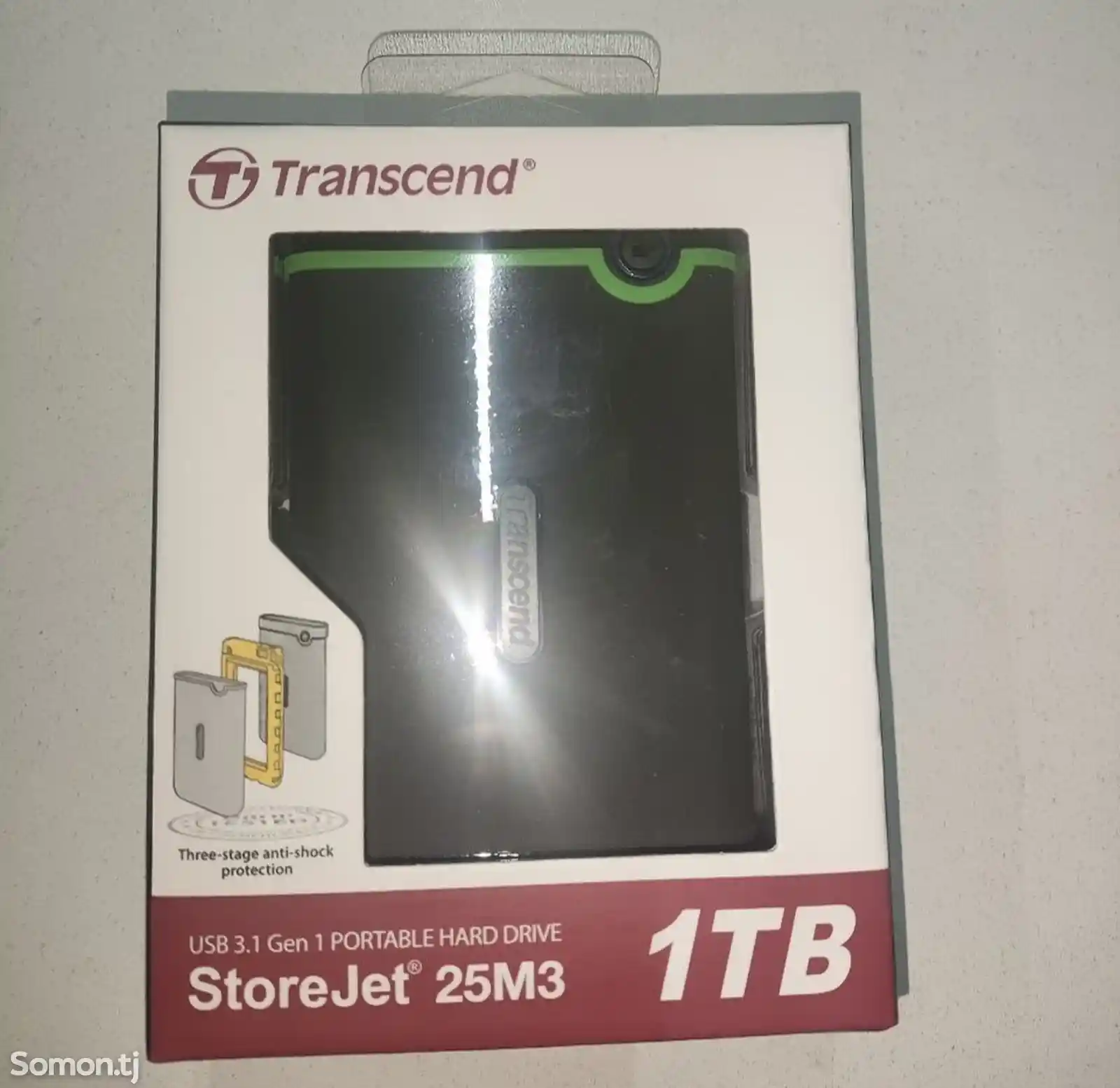 Жесткий диск Transcend 1ТБ USB 3.1 GEN 1