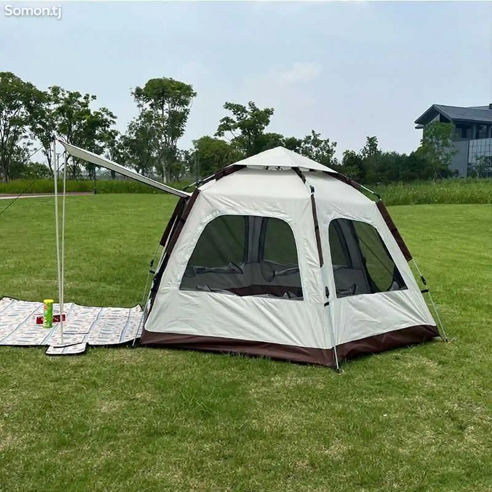 Туристическая шестигранная палатка-3