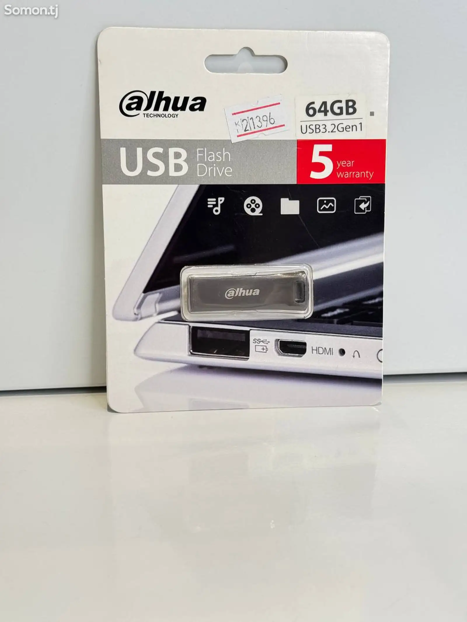 Флешка DHI-USB-U156-32-64GB - 21396-1