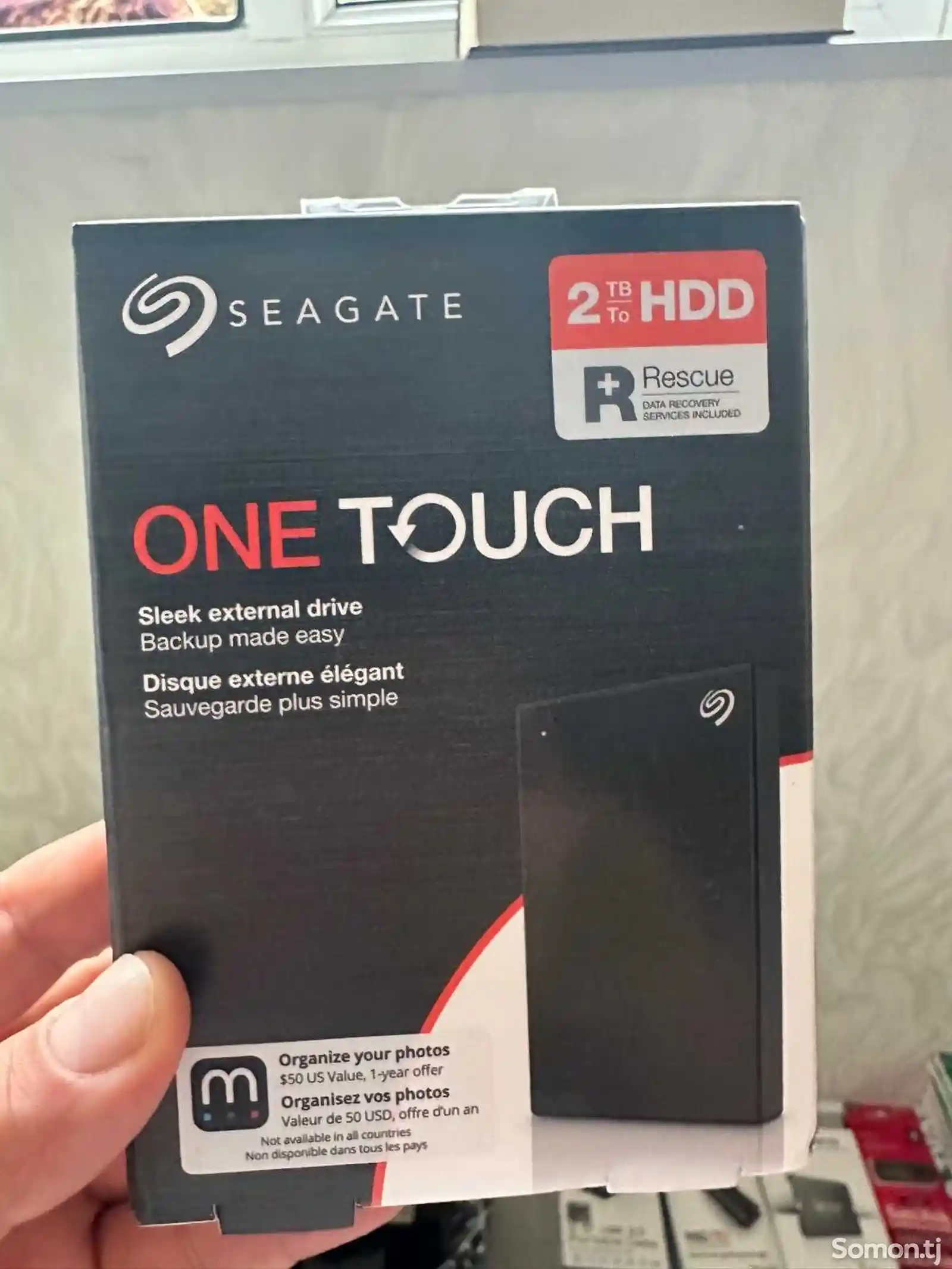 Накопитель Seagate 2Tb Ext Hdd One Touch 2.5